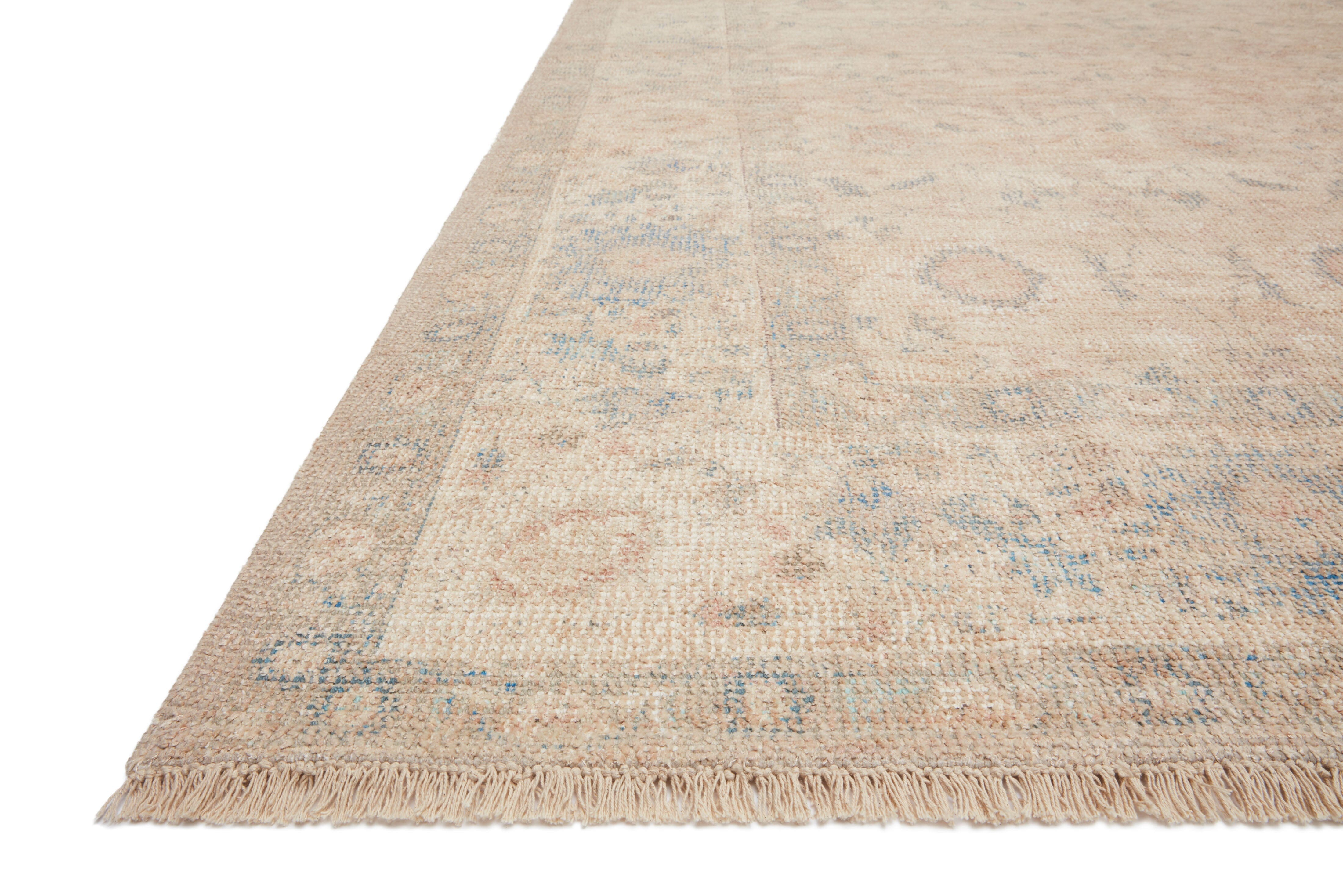 Loloi Priya Rug | Natural / Blue Loloi