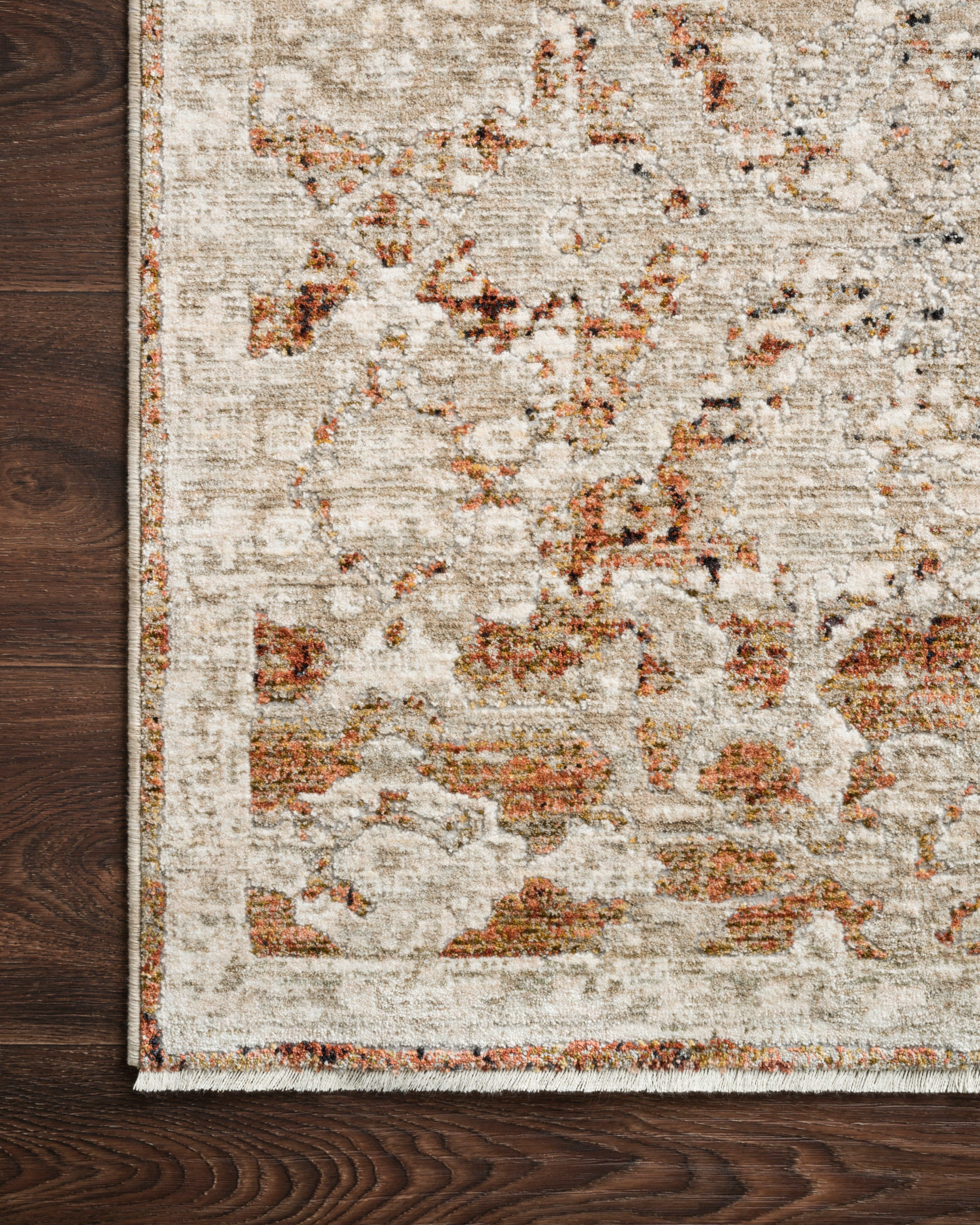 Loloi Theia Rug | Natural / Rust Loloi