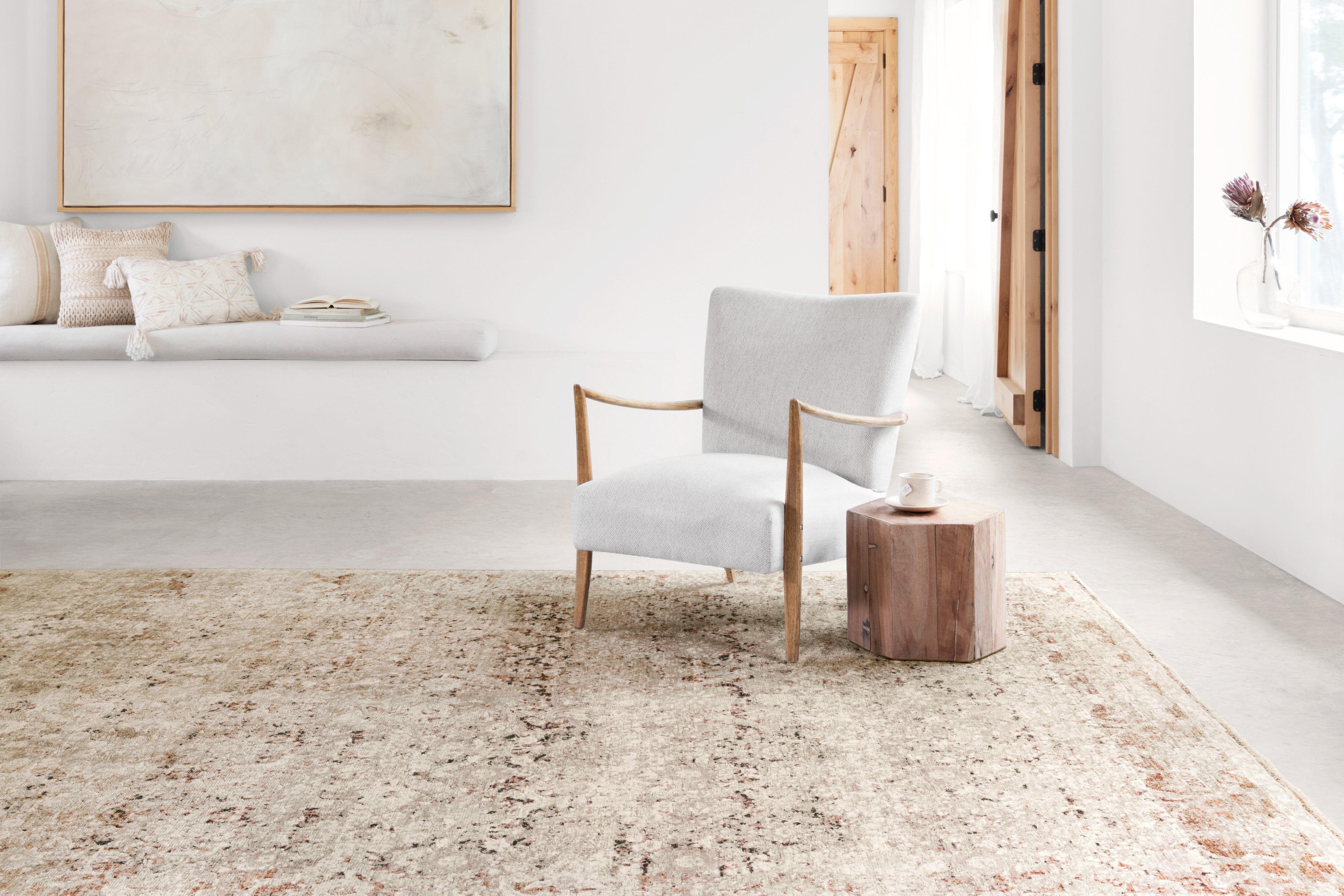 Loloi Theia Rug | Natural / Rust Loloi