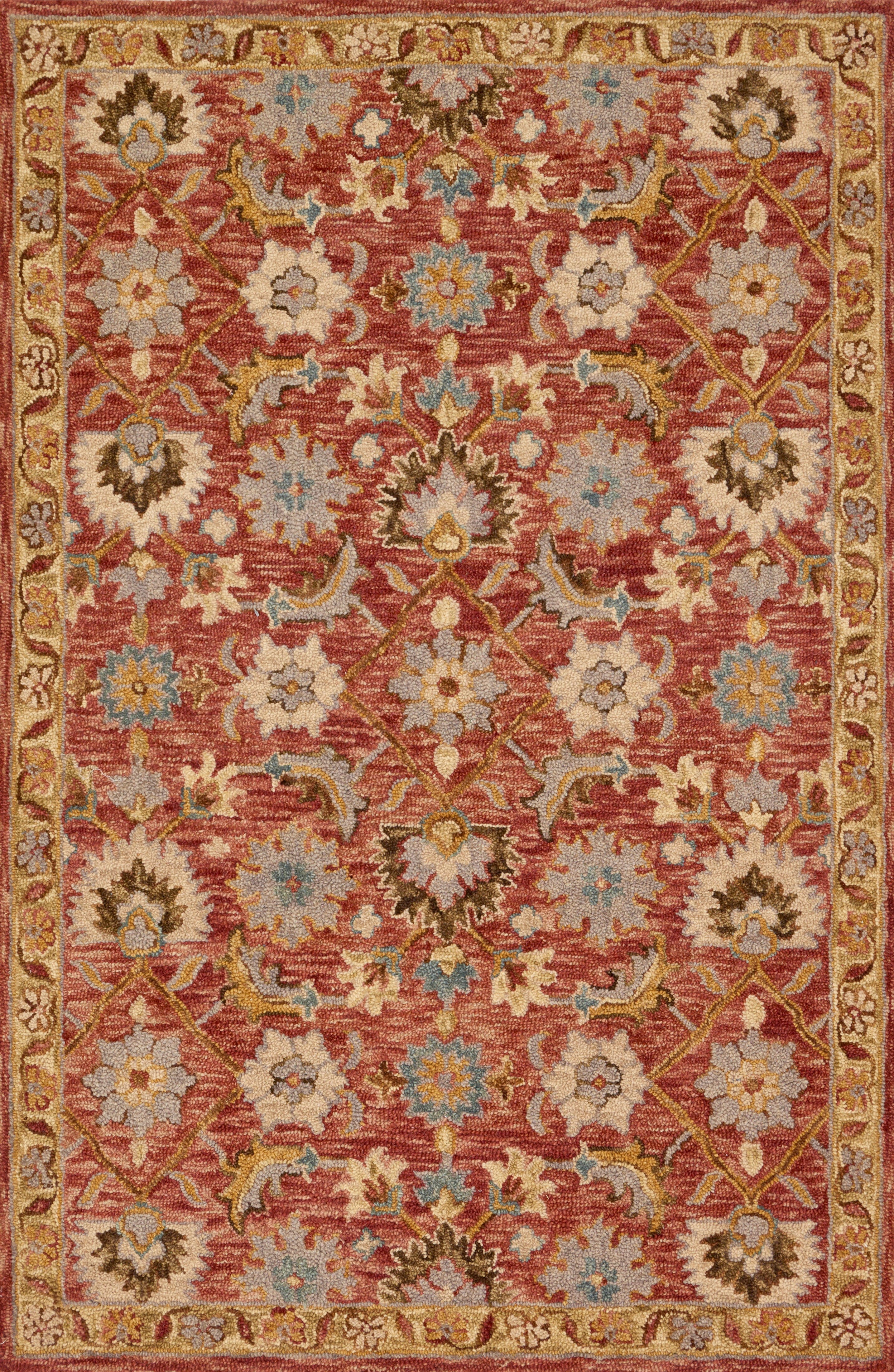 Loloi Victoria Rug | Terracotta / Gold | Huck & Peck