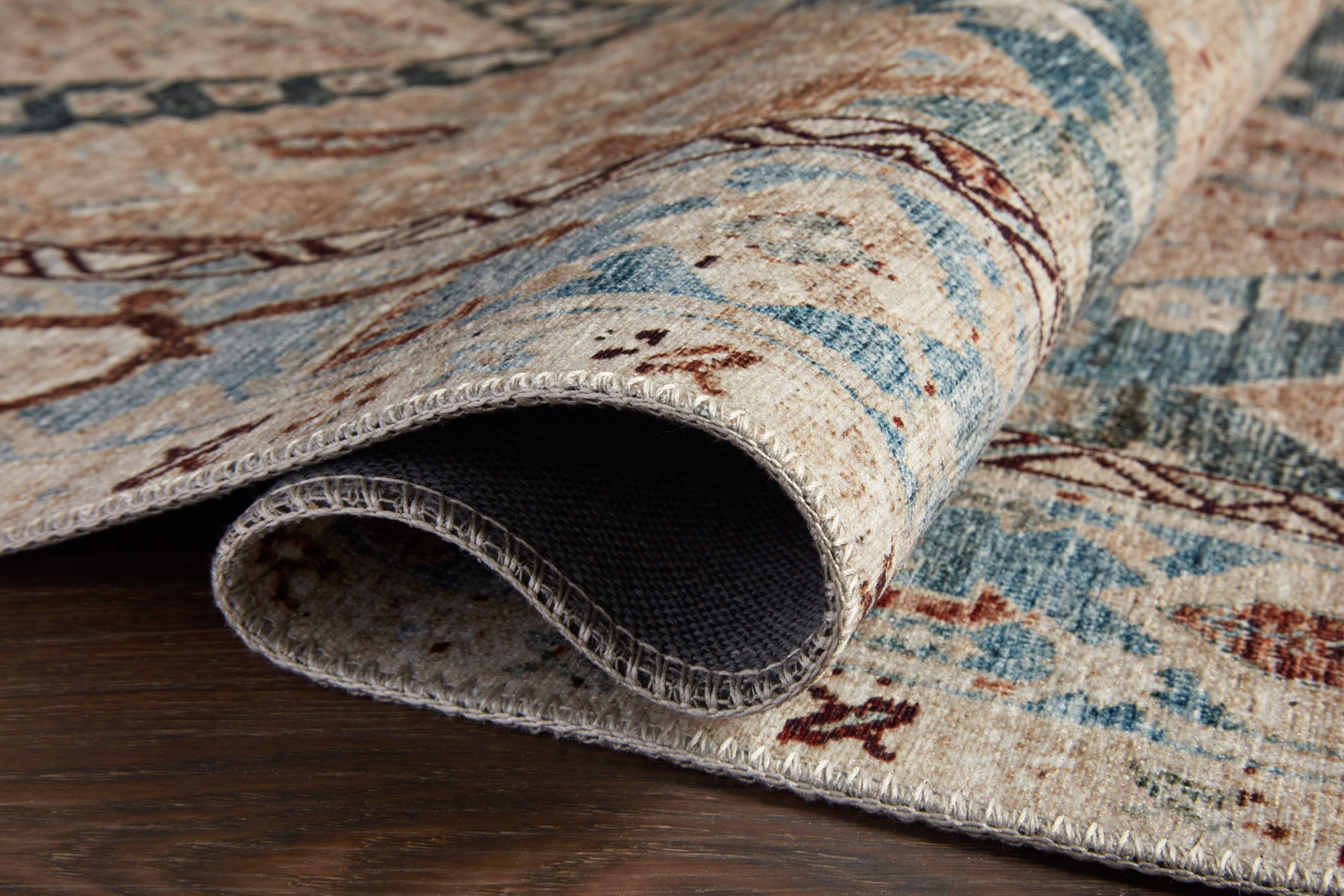 Magnolia Home by Joanna Gaines x Loloi Lenna Rug | Denim / Sand Magnolia Home by Joanna Gaines x Loloi