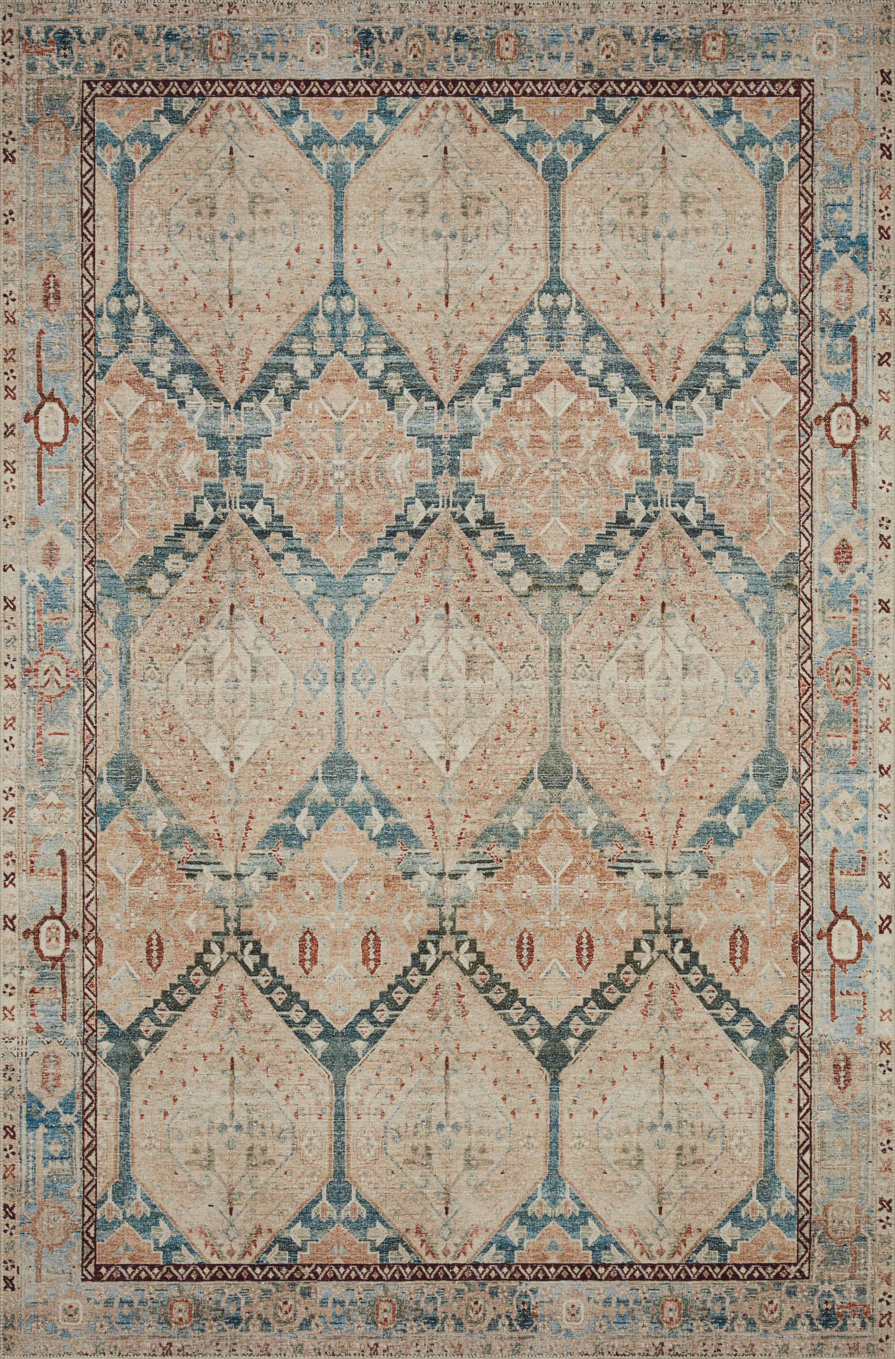 Magnolia Home by Joanna Gaines x Loloi Lenna Rug | Denim / Sand Magnolia Home by Joanna Gaines x Loloi