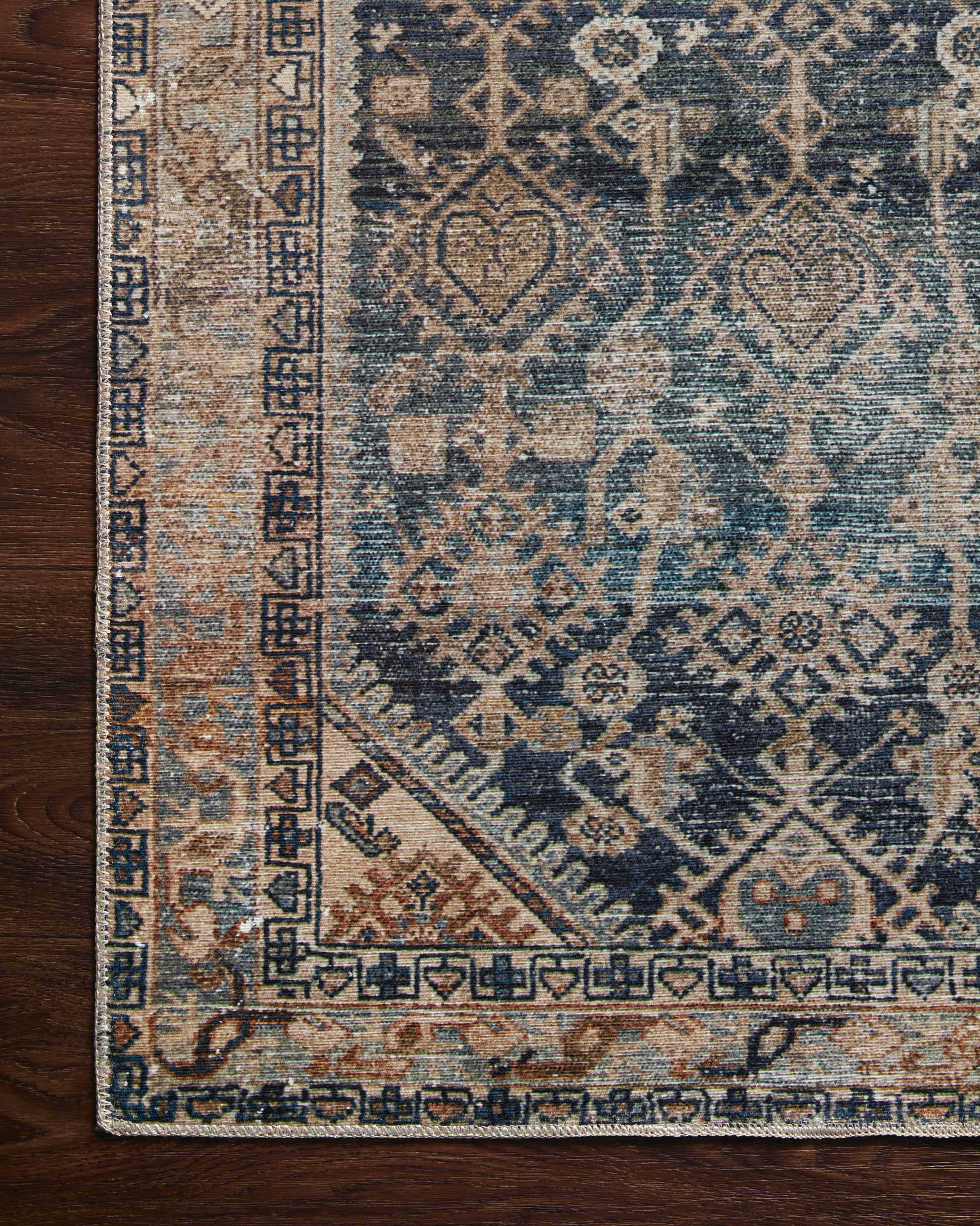 Magnolia Home by Joanna Gaines x Loloi Lenna Rug | Indigo / Natural Magnolia Home by Joanna Gaines x Loloi