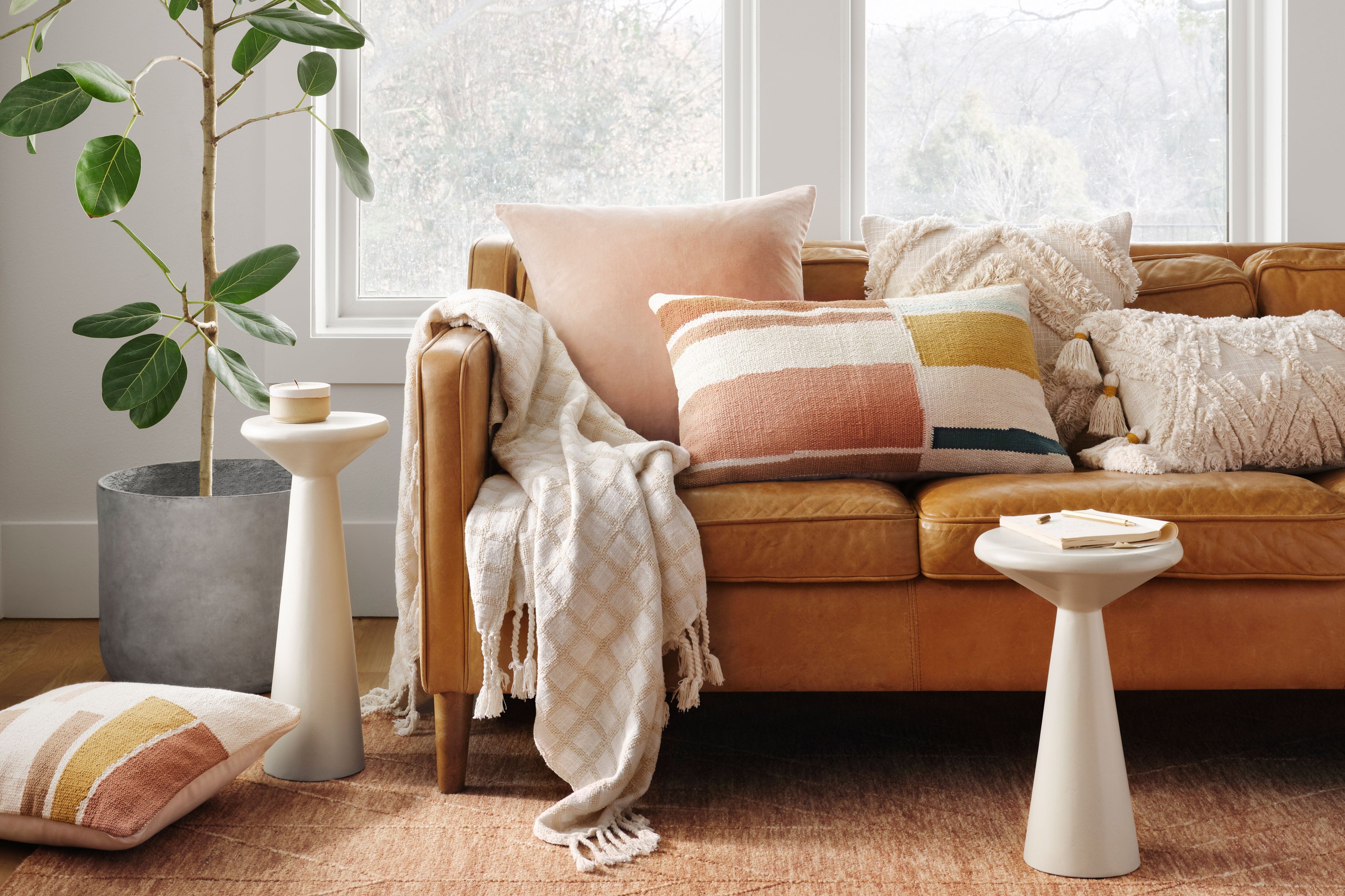 Magnolia Home by Joanna Gaines x Loloi Pillow | Cream / Gold PILLOW Magnolia Home by Joanna Gaines x Loloi