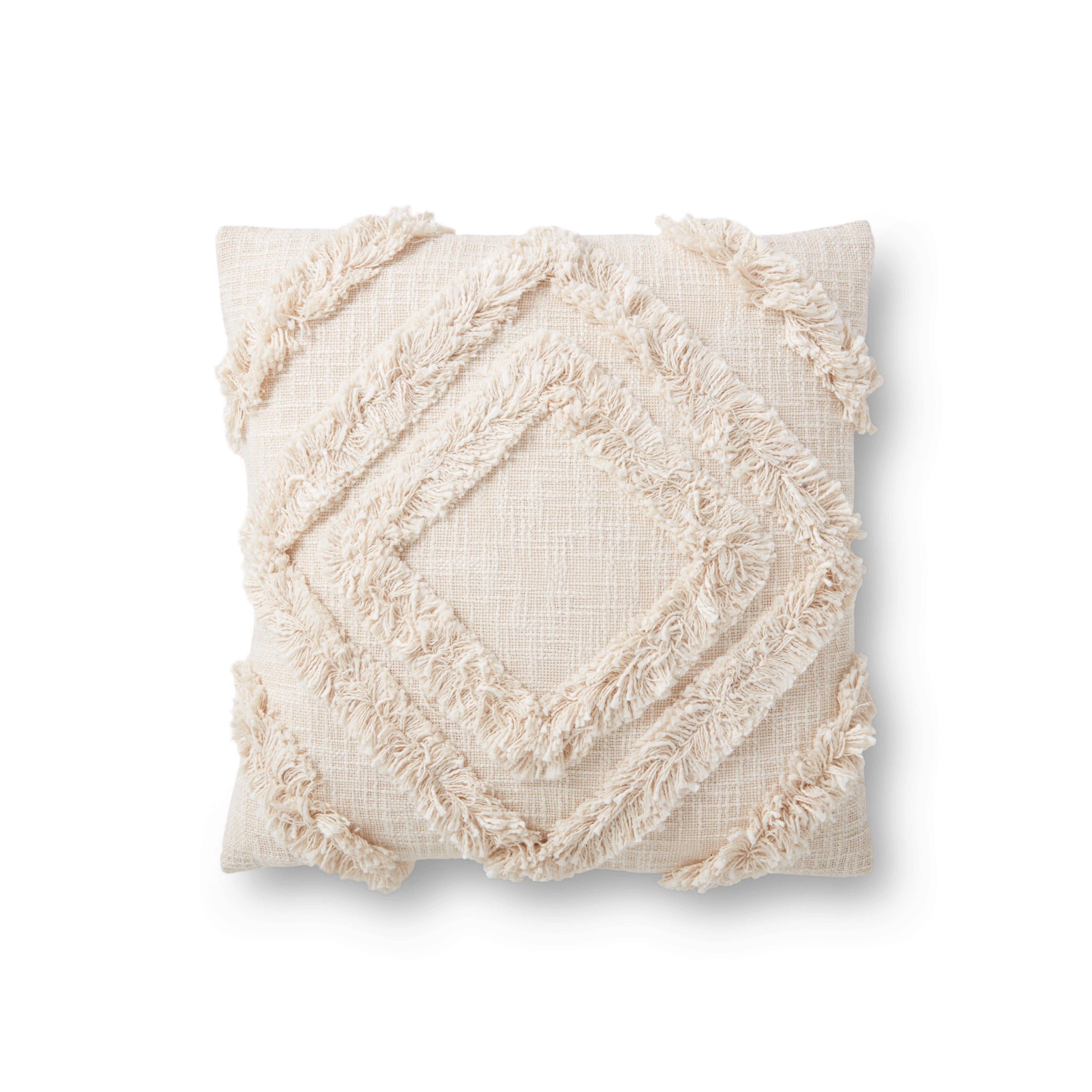 Magnolia Home by Joanna Gaines x Loloi Pillow | Cream PILLOW Magnolia Home by Joanna Gaines x Loloi