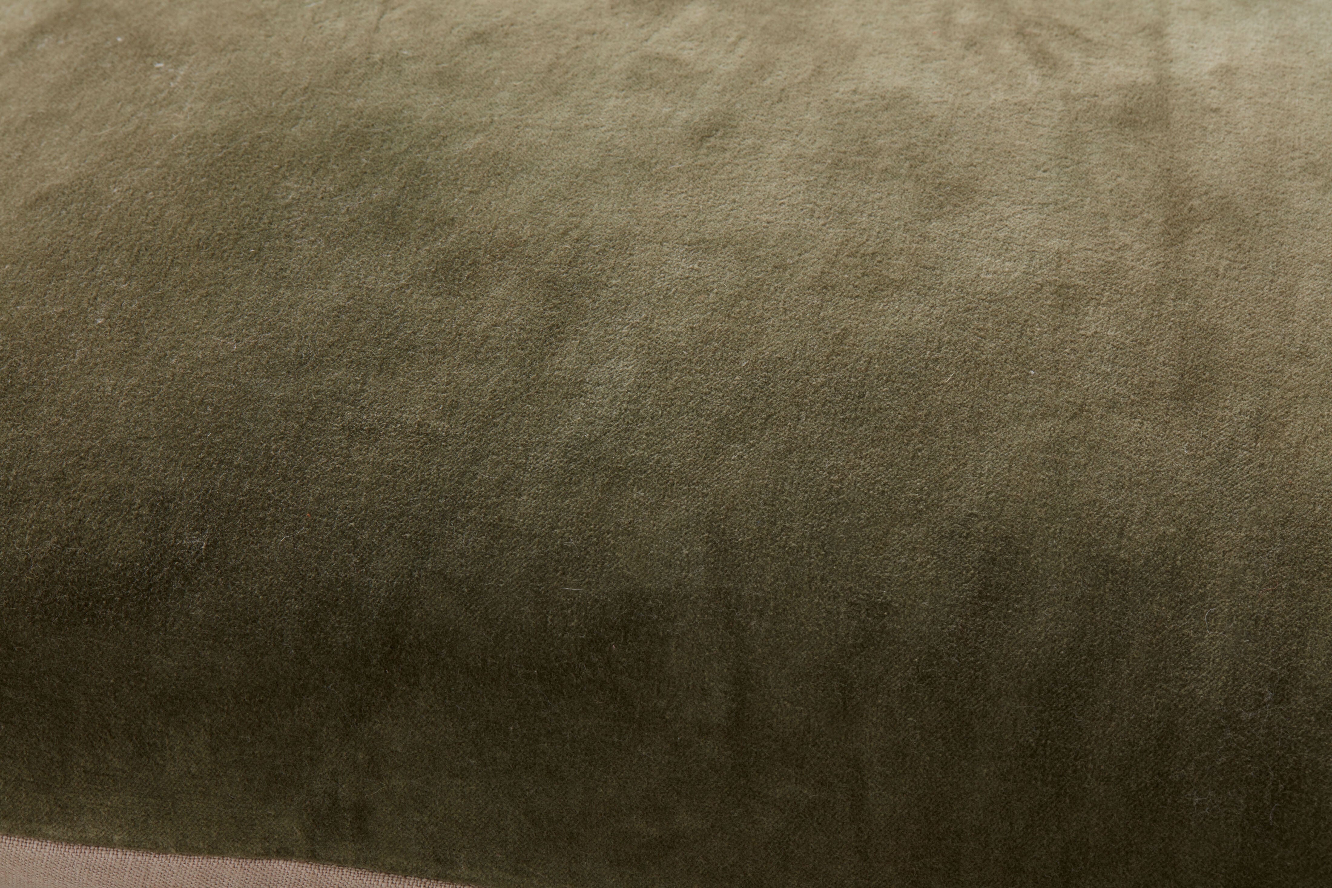 Magnolia Home by Joanna Gaines x Loloi Pillow | Moss / Beige PILLOW Magnolia Home by Joanna Gaines x Loloi