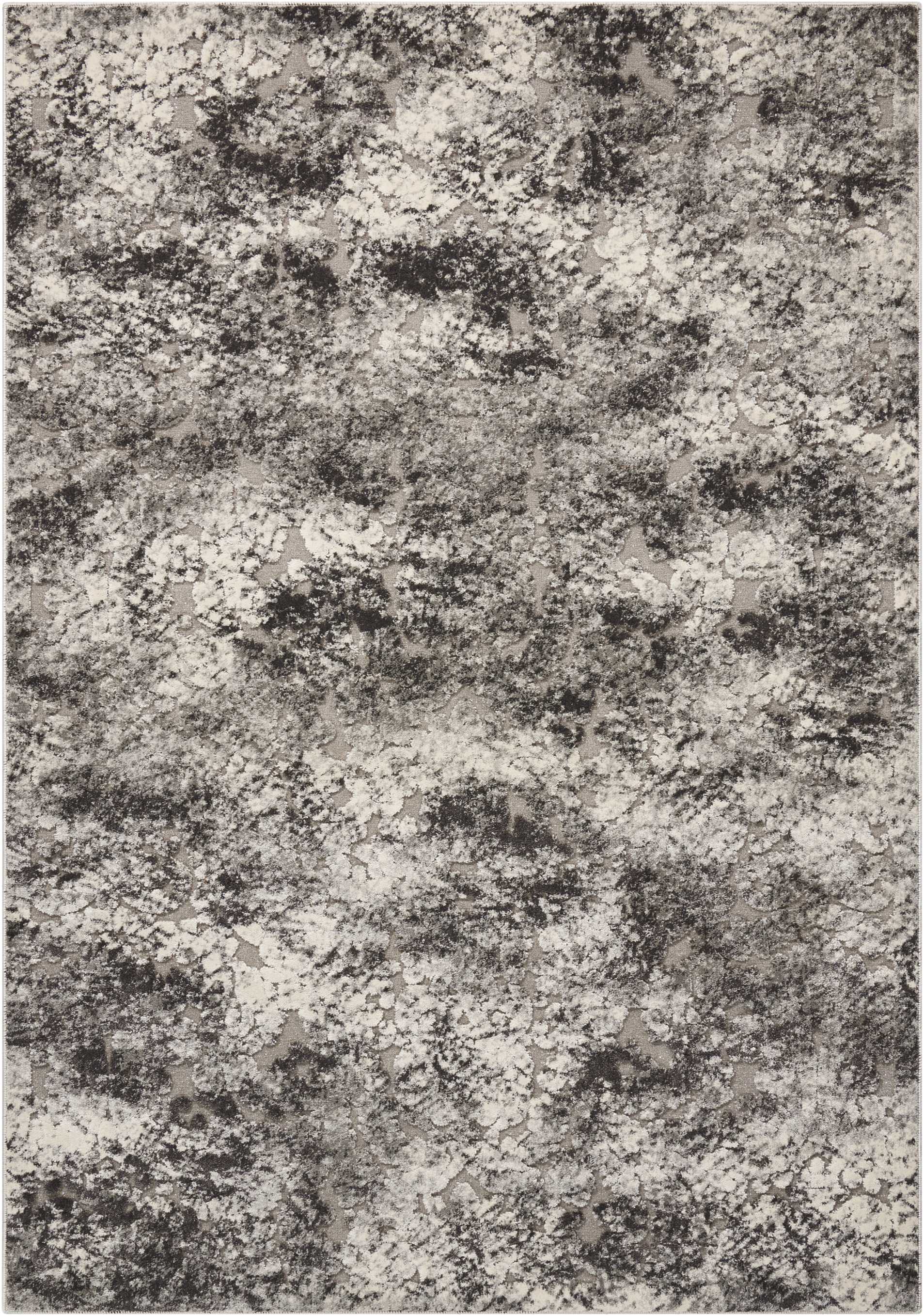 Michael Amini Gleam 7'10" x 10'6" Ash Modern Indoor Rug Rug Michael Amini