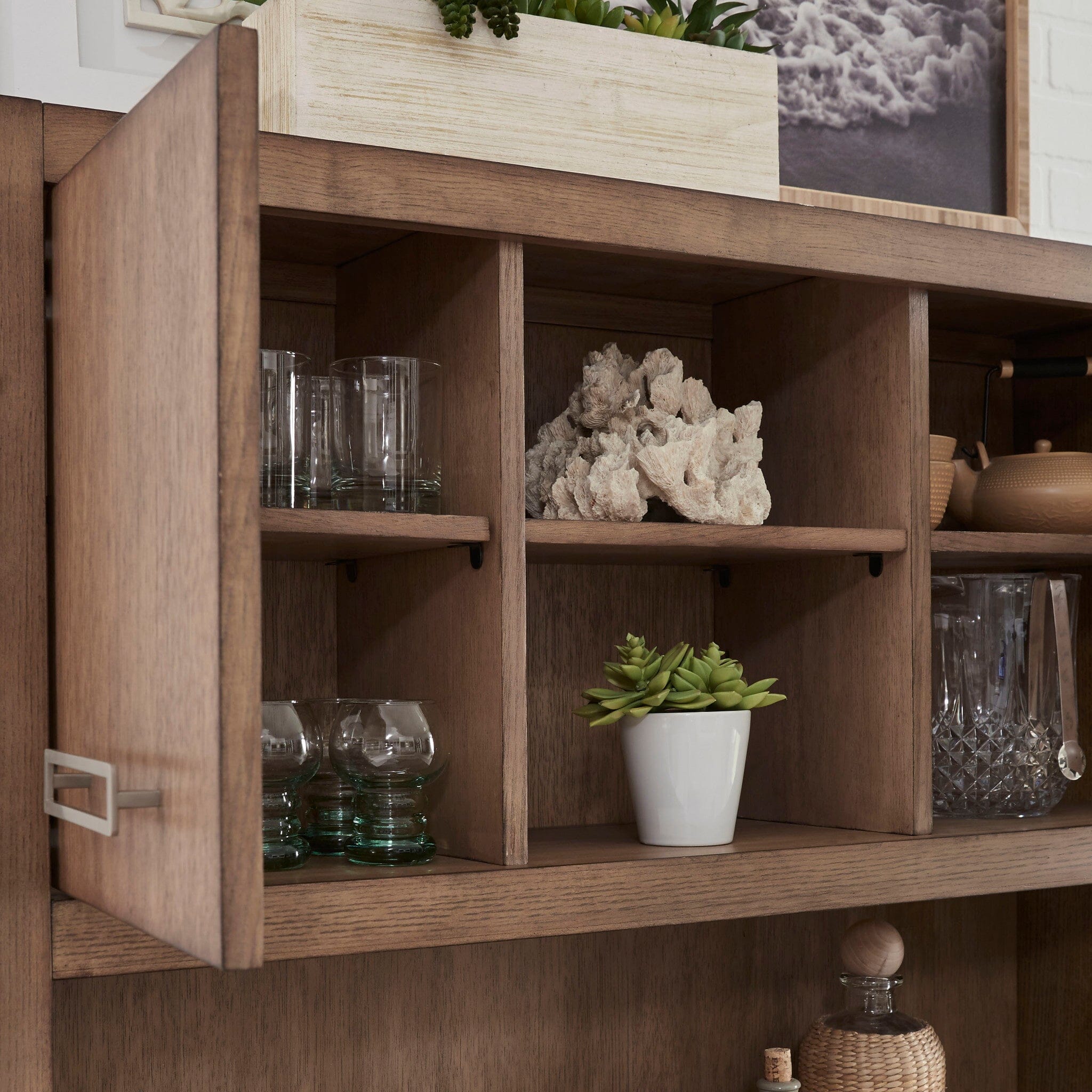 Modern & Contemporary Buffet with Hutch By Big Sur Dining Room Furniture Big Sur
