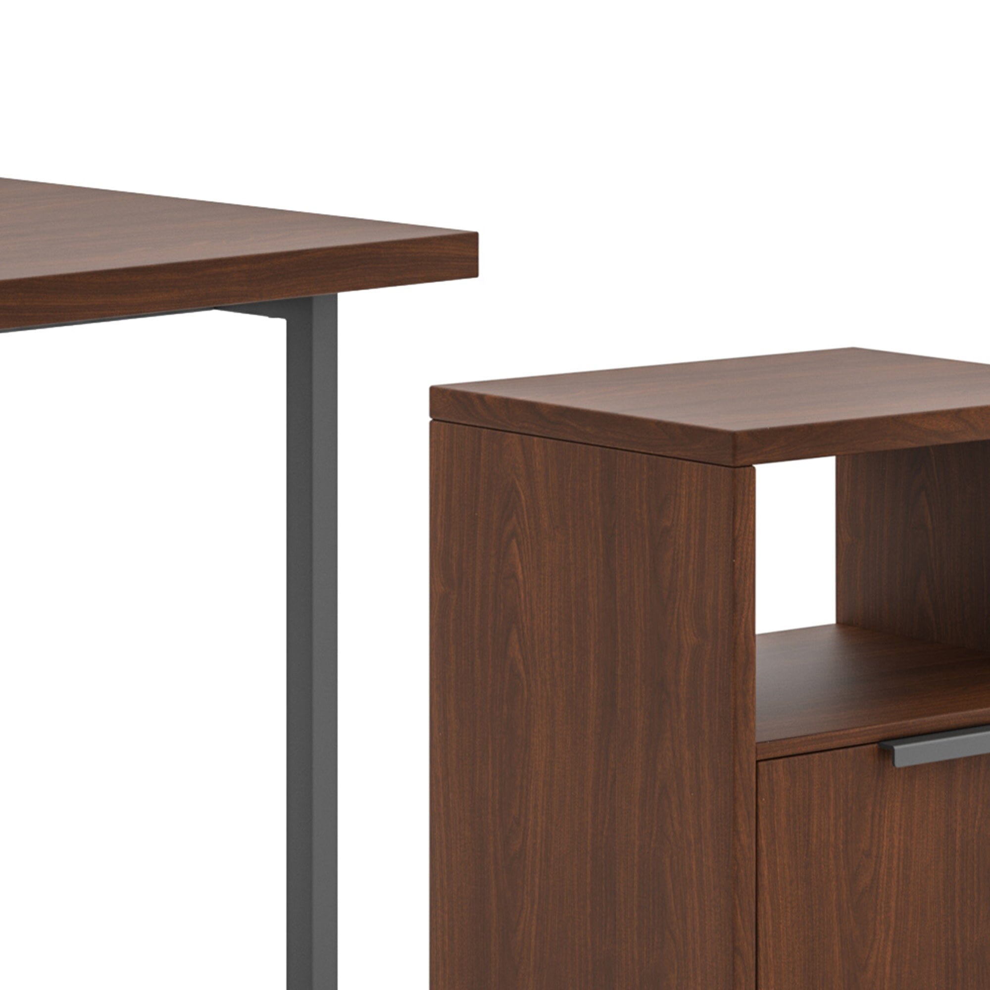 Modern & Contemporary Desk with File Cabinet By Merge Desk Merge