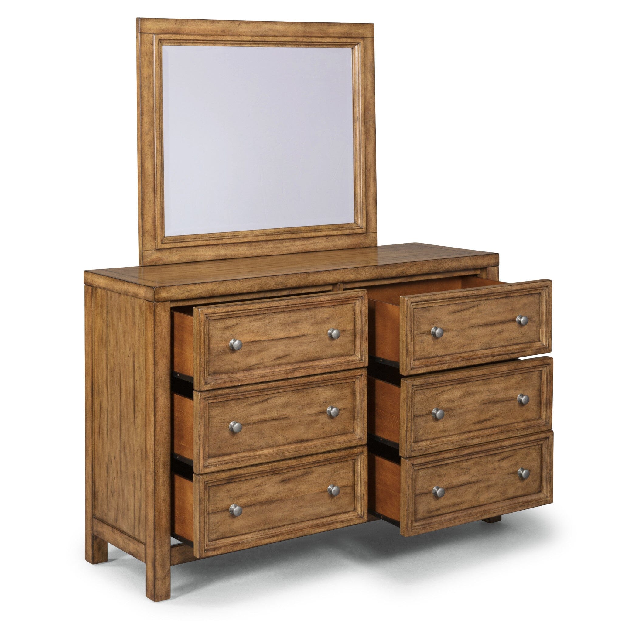 Modern & Contemporary Dresser with Mirror By Sedona Dresser Sedona