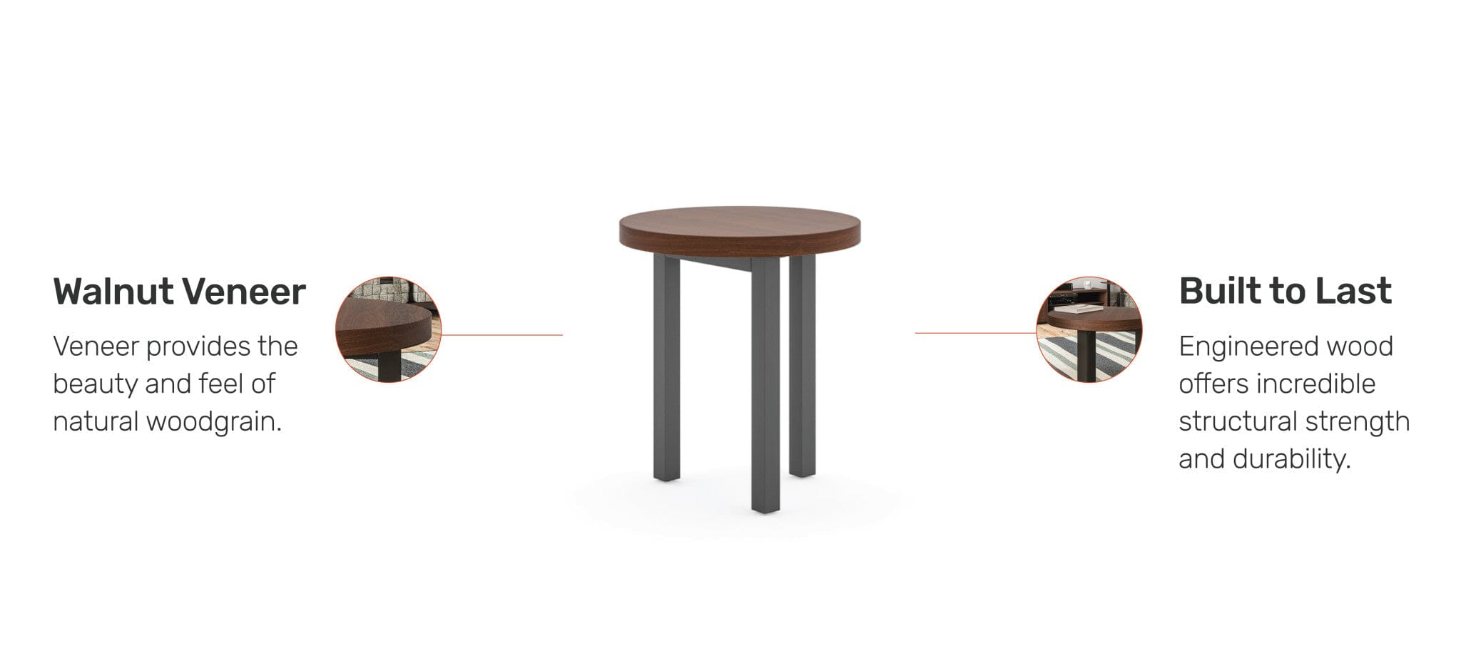 Modern & Contemporary End Table By Merge End Tables Merge