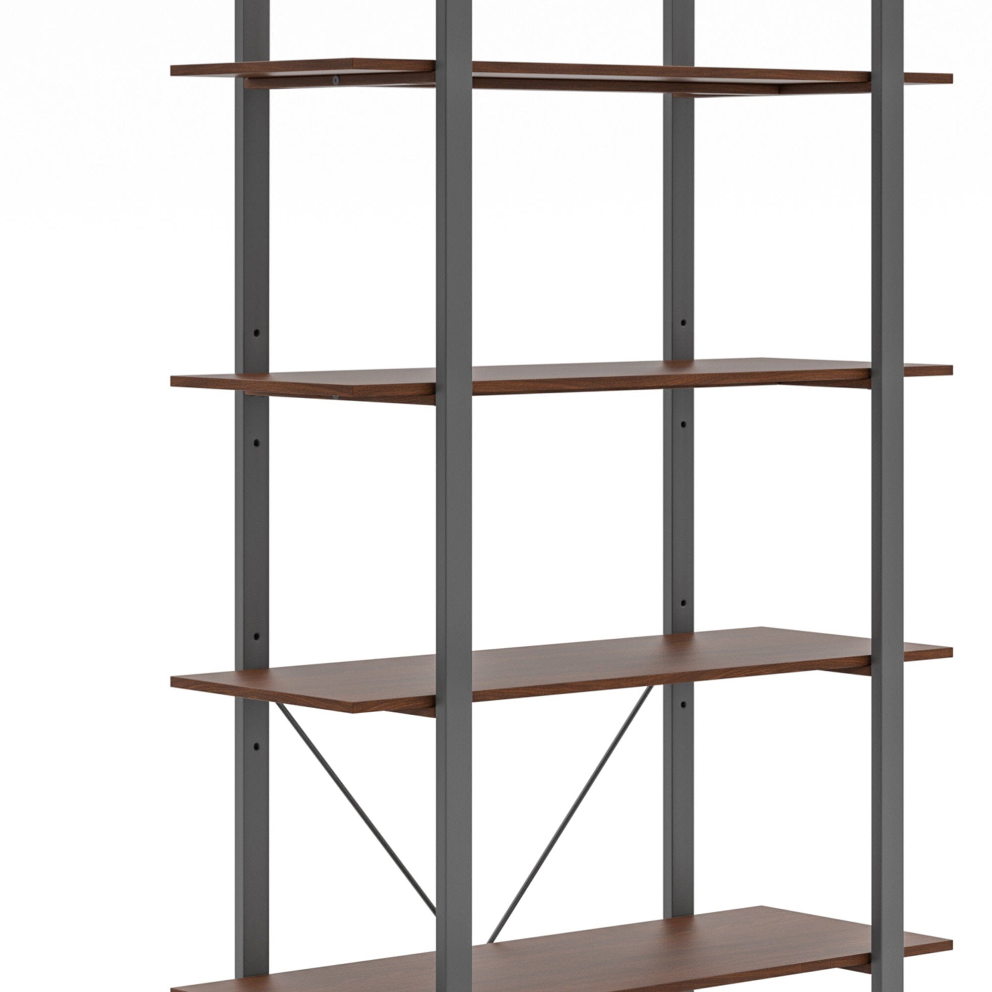 Modern & Contemporary Five-Shelf Bookcase By Merge Bookshelf Merge