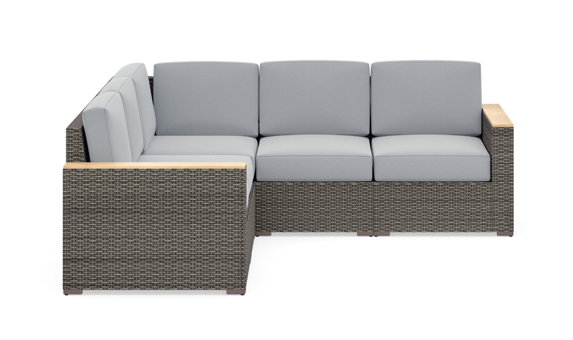 Modern & Contemporary Outdoor 5 Seat Sectional By Boca Raton Outdoor Sofa Set Boca Raton
