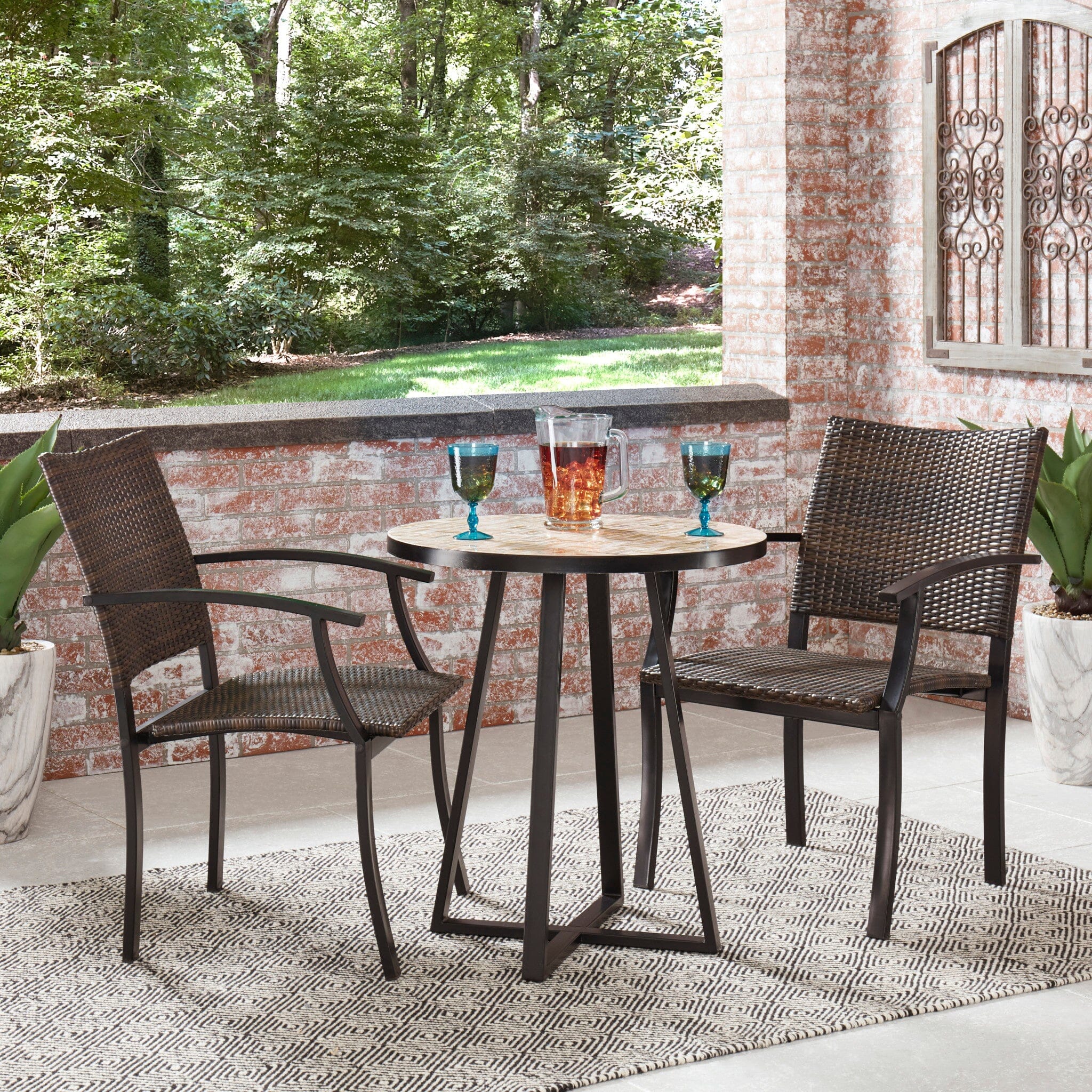 Modern & Contemporary Outdoor Bistro Table By Panama Outdoor Dining Set Panama
