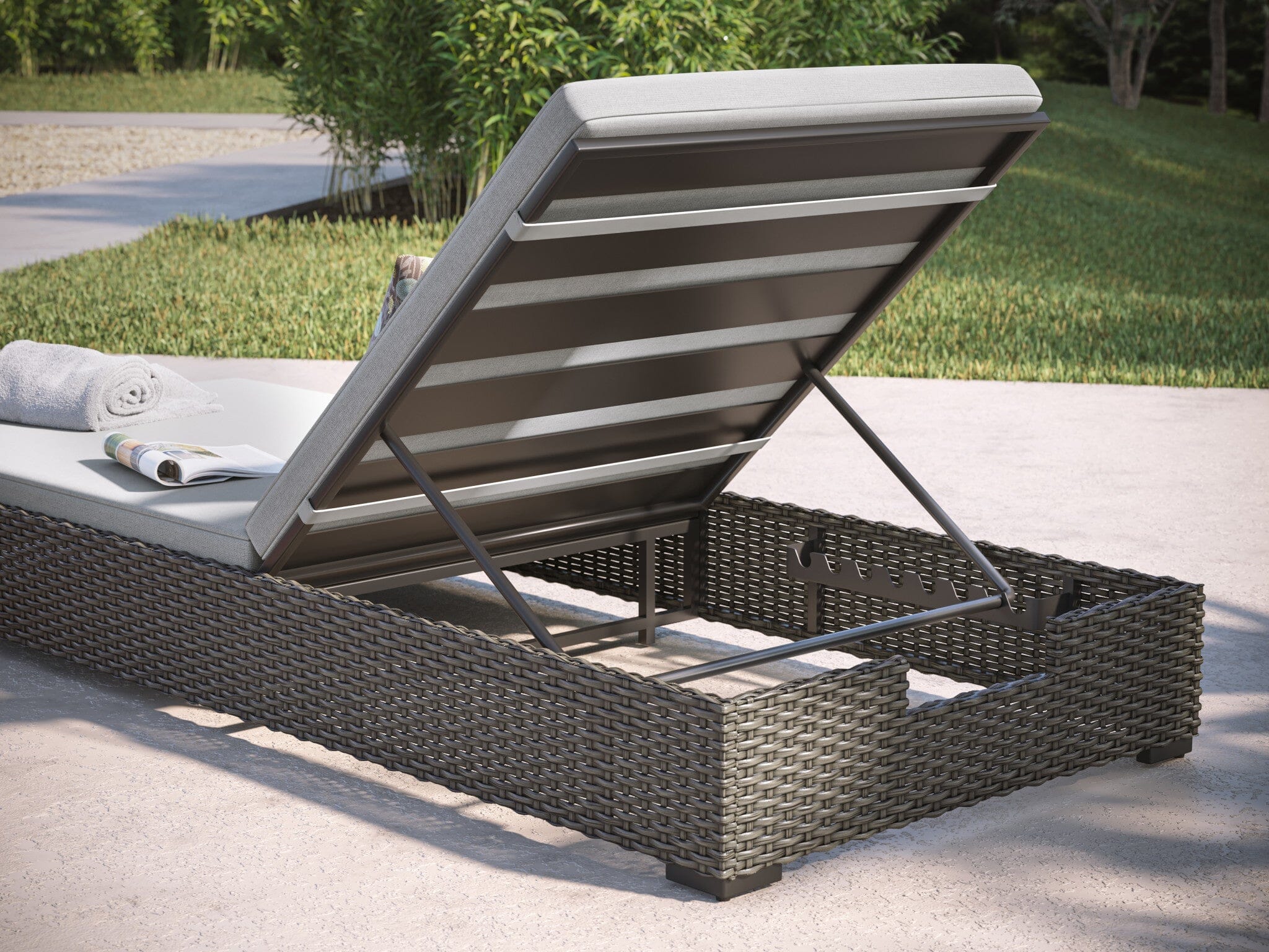 Modern & Contemporary Outdoor Chaise Lounge By Boca Raton Outdoor Seating Boca Raton