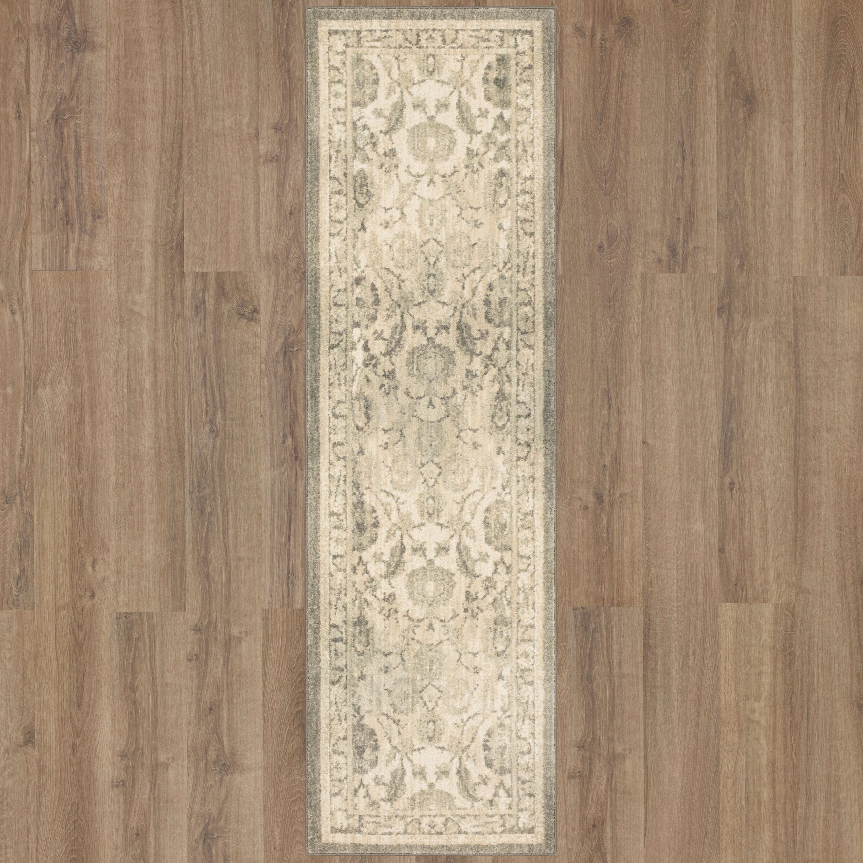 New Ross Ash Grey 2' 4" X 7' 10" Karastan Rugs