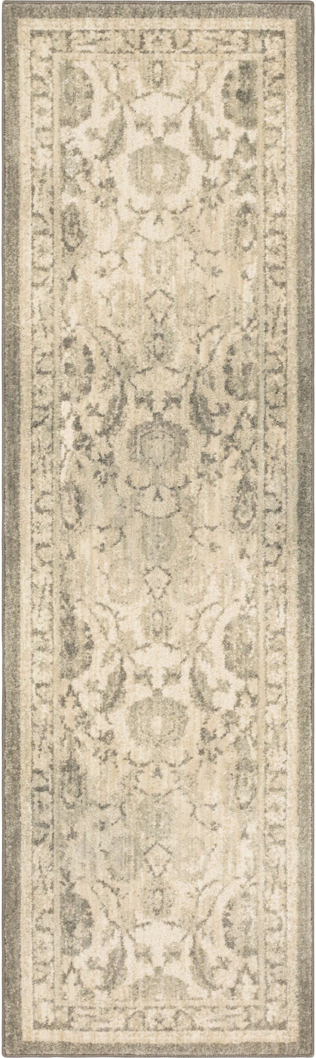 New Ross Ash Grey 2' 4" X 7' 10" Karastan Rugs