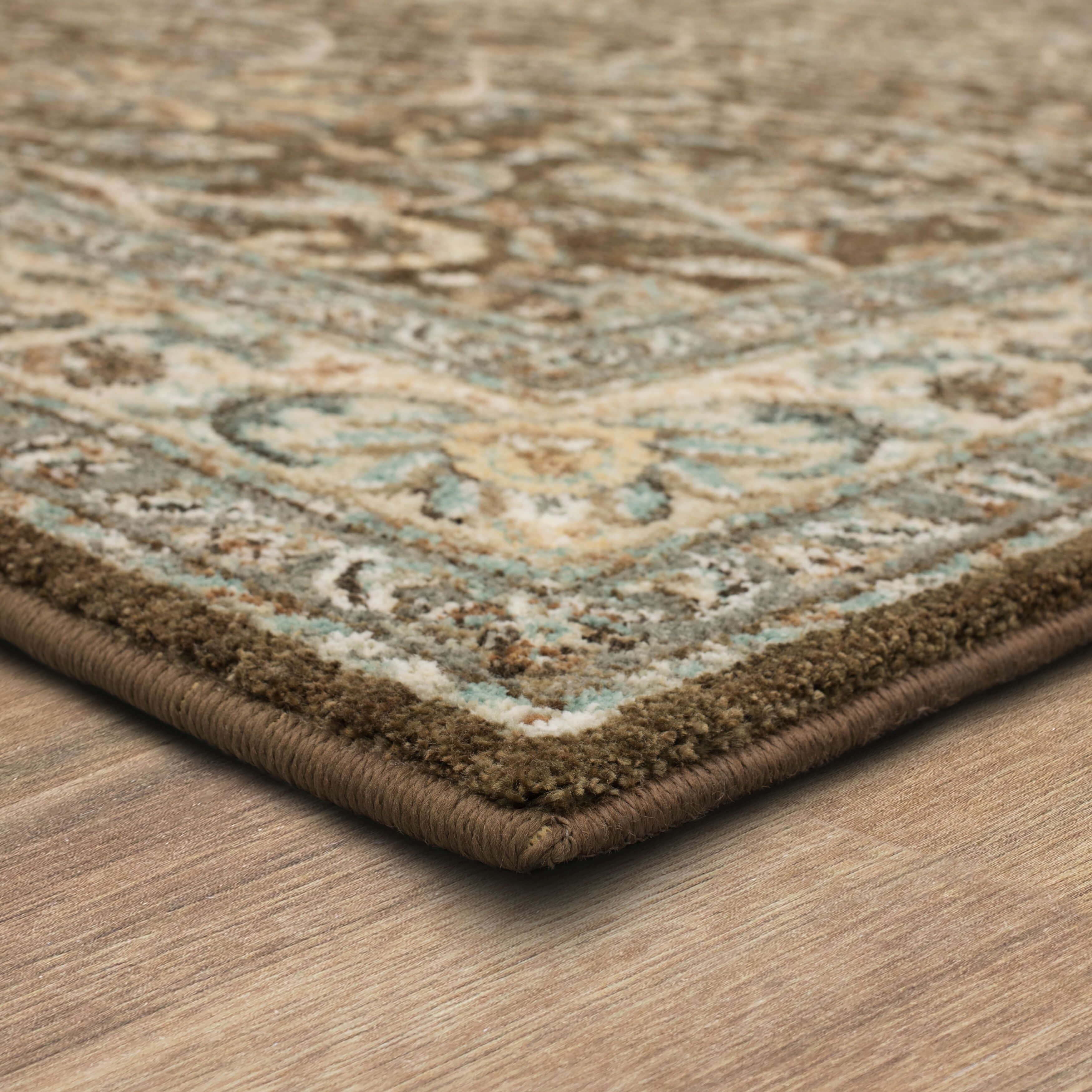 Newbridge Brown 8' Round Karastan Rugs