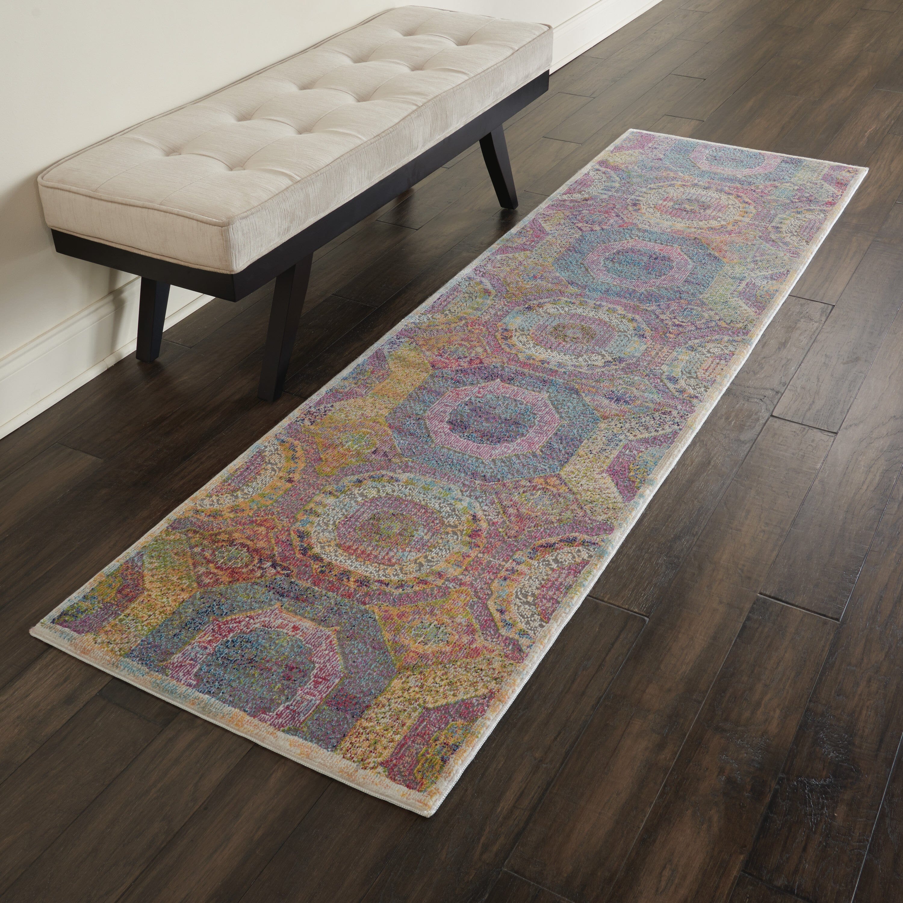 Nourison Ankara Global 2' x 6' Multicolor Bohemian Indoor Rug Rug Nourison