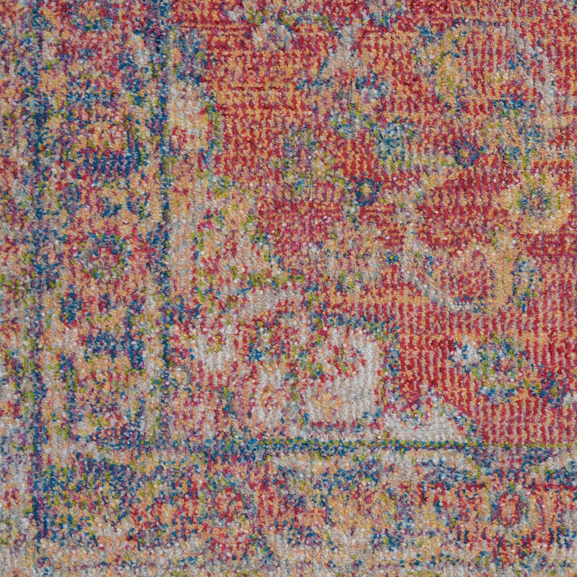 Nourison Ankara Global 2' x 6' Multicolor Vintage Indoor Rug Rug Nourison