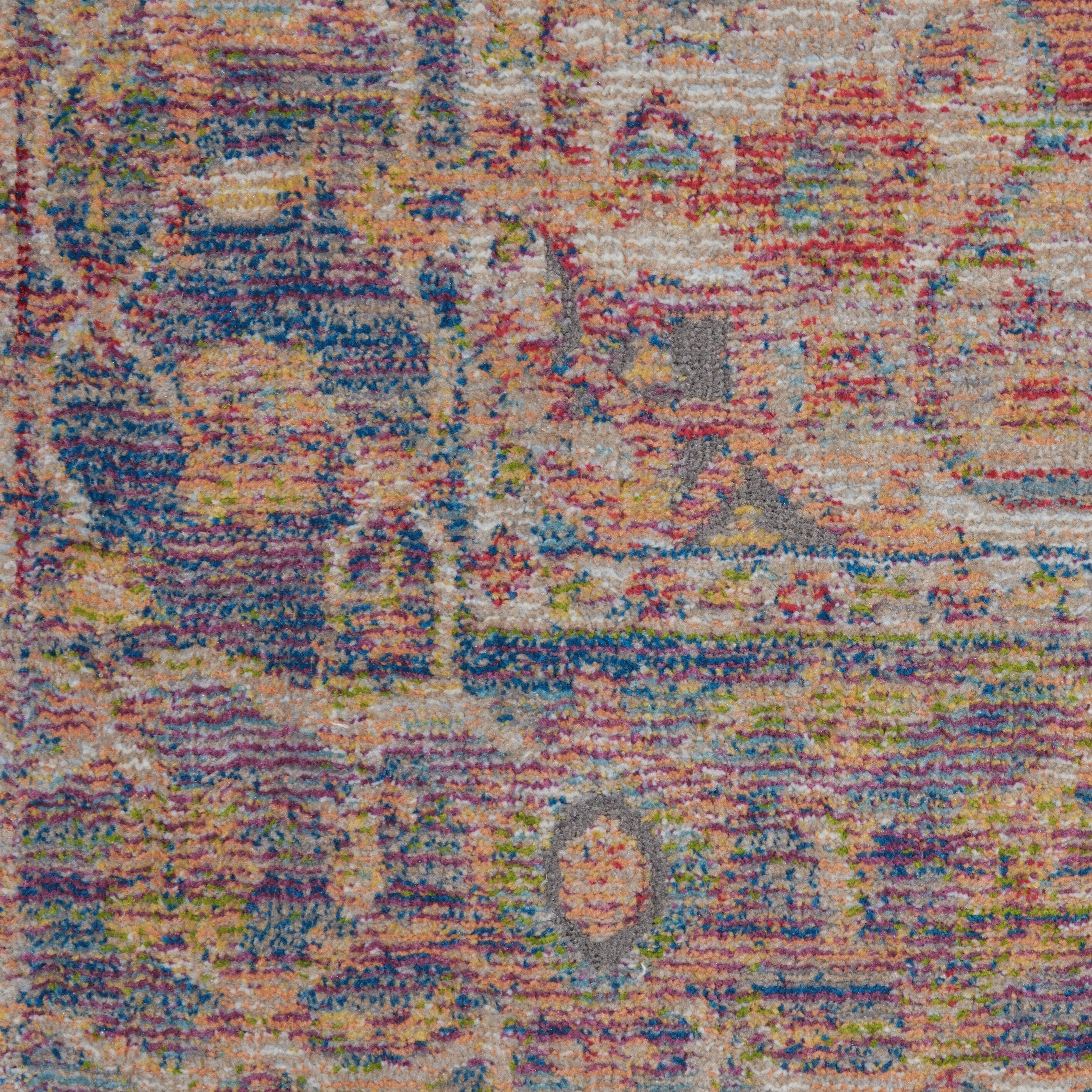 Nourison Ankara Global 5'3" x 7'6" Multicolor Vintage Indoor Rug Rug Nourison