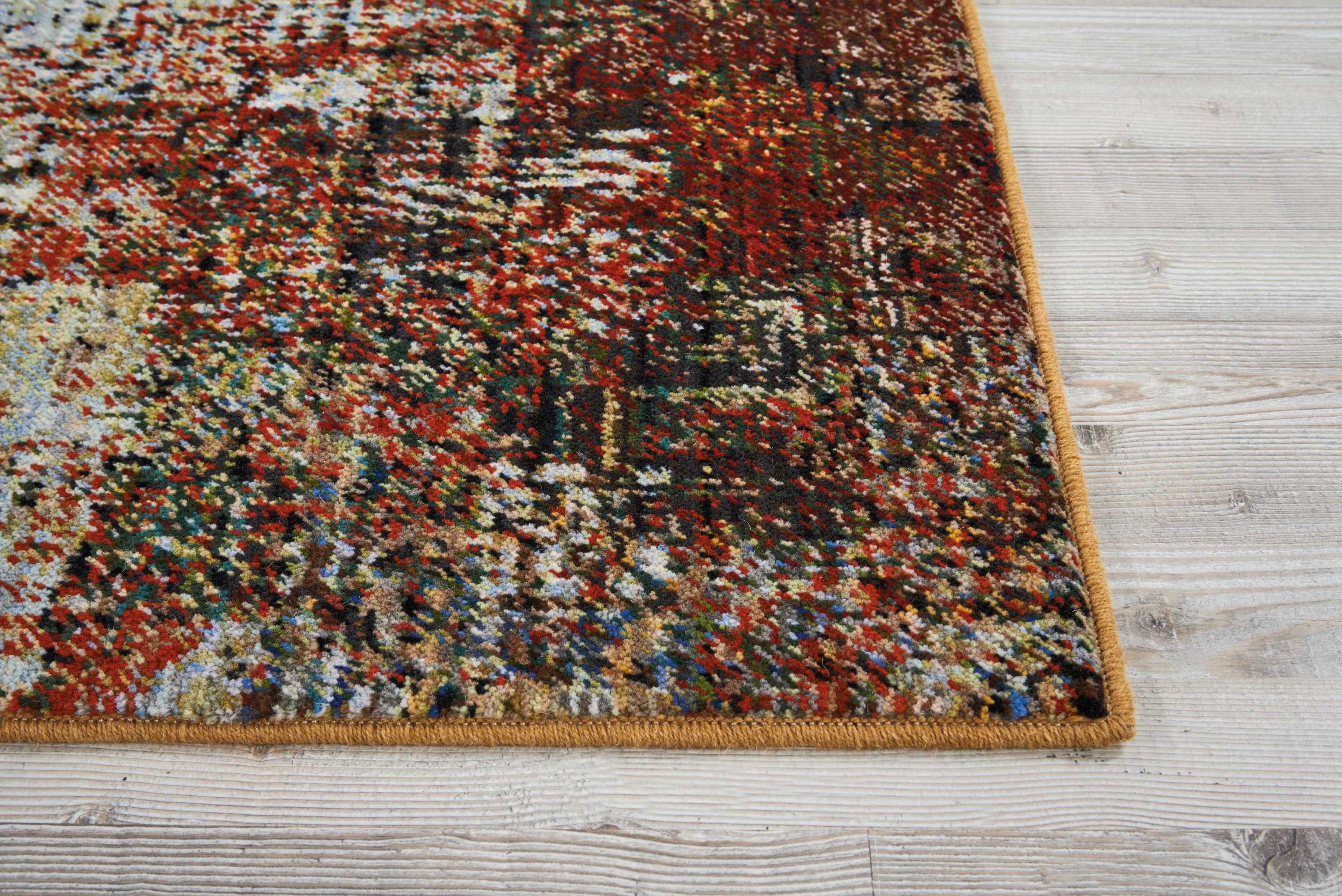 Nourison Chroma 4' x 6' Ember Glow Modern Indoor Rug Rug Nourison