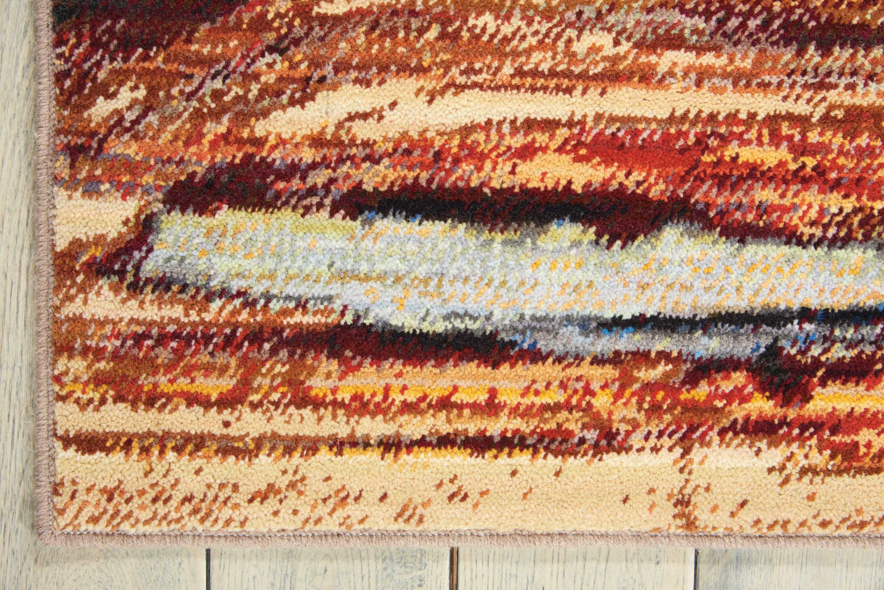 Nourison Chroma 8'6" x 11'6" Lava Flow Modern Indoor Rug Rug Nourison