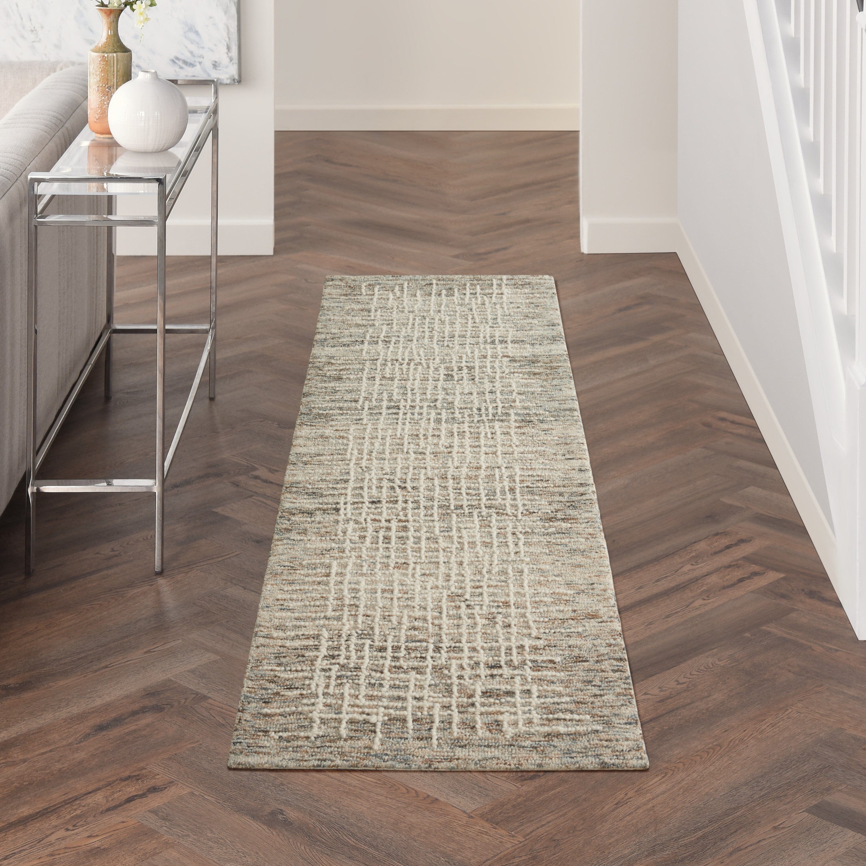 Nourison Colorado 2'3" x 7'6" Ivory/Multi Rustic Indoor Rug Rug Nourison