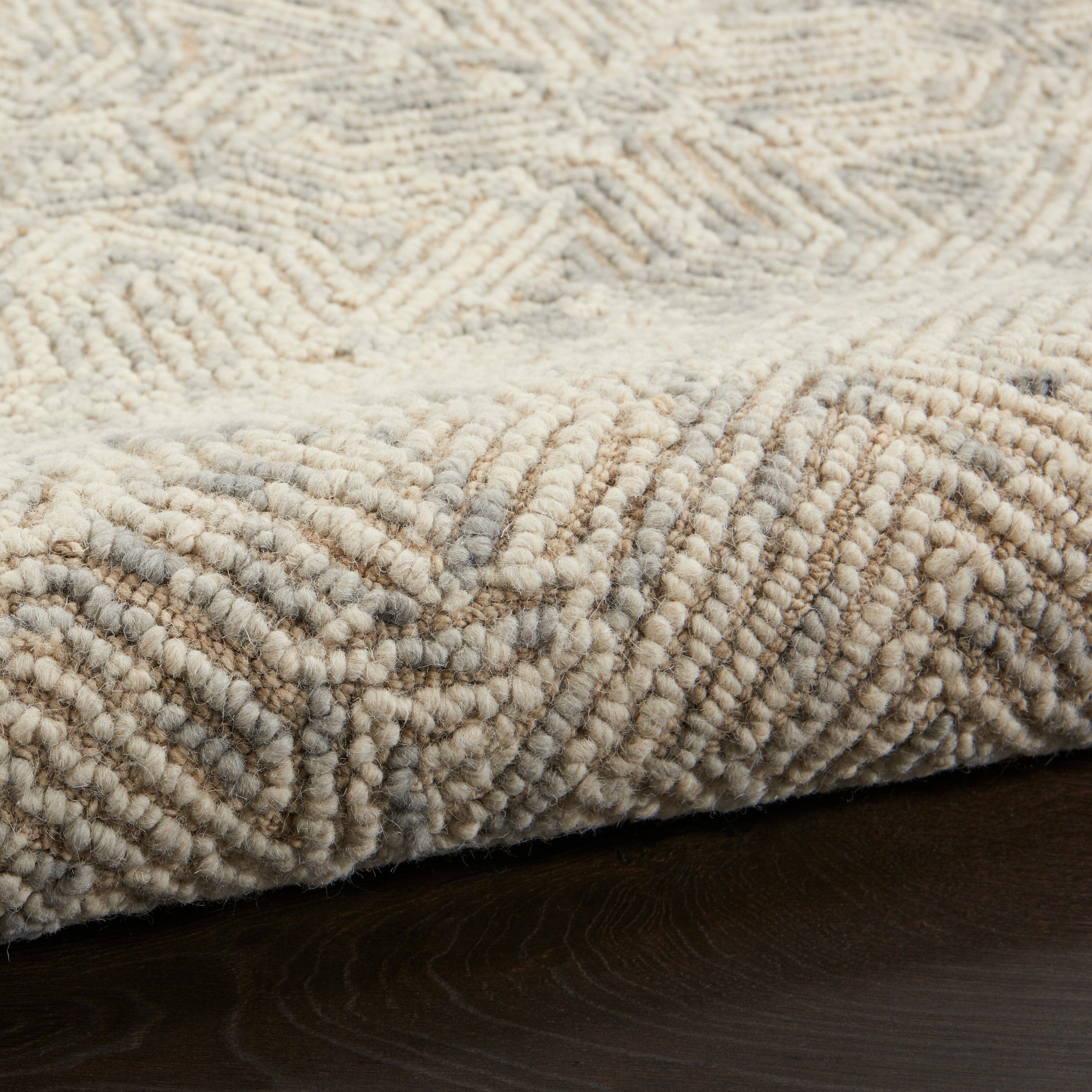 Nourison Colorado 7'9" x 9'9" Beige/Grey Modern Indoor Rug Rug Nourison
