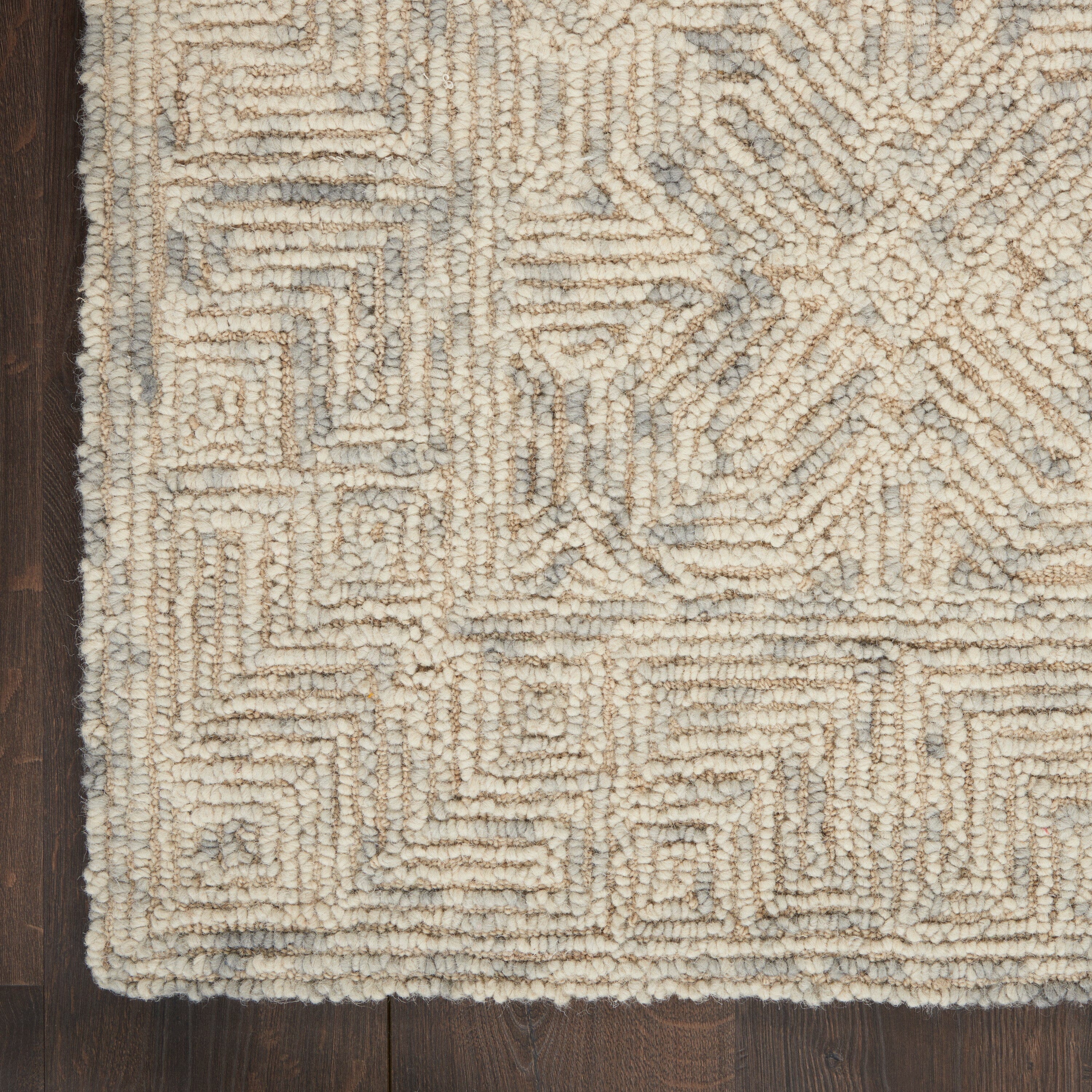 Nourison Colorado 7'9" x 9'9" Beige/Grey Modern Indoor Rug Rug Nourison