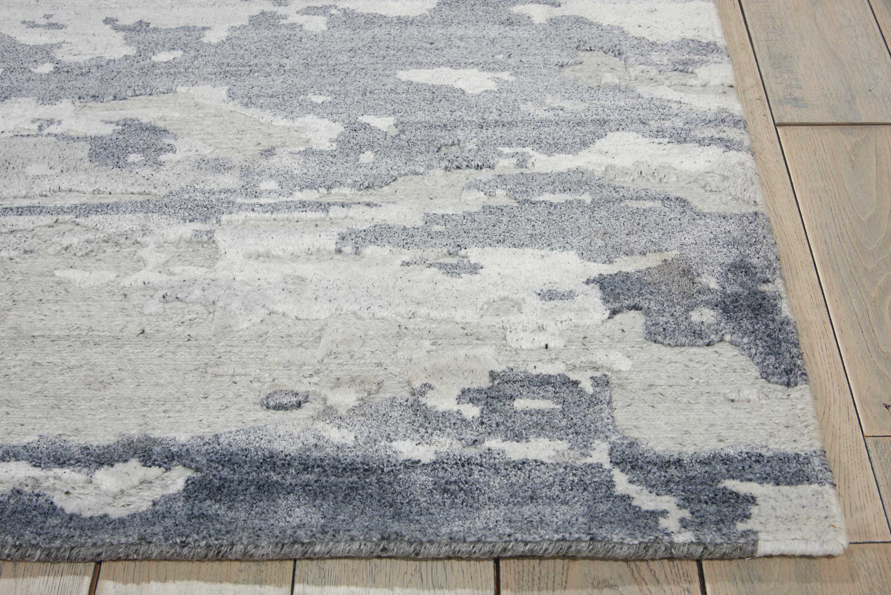 Nourison Divine 7'9" x 9'9" Slate Modern Indoor Rug Rug Nourison