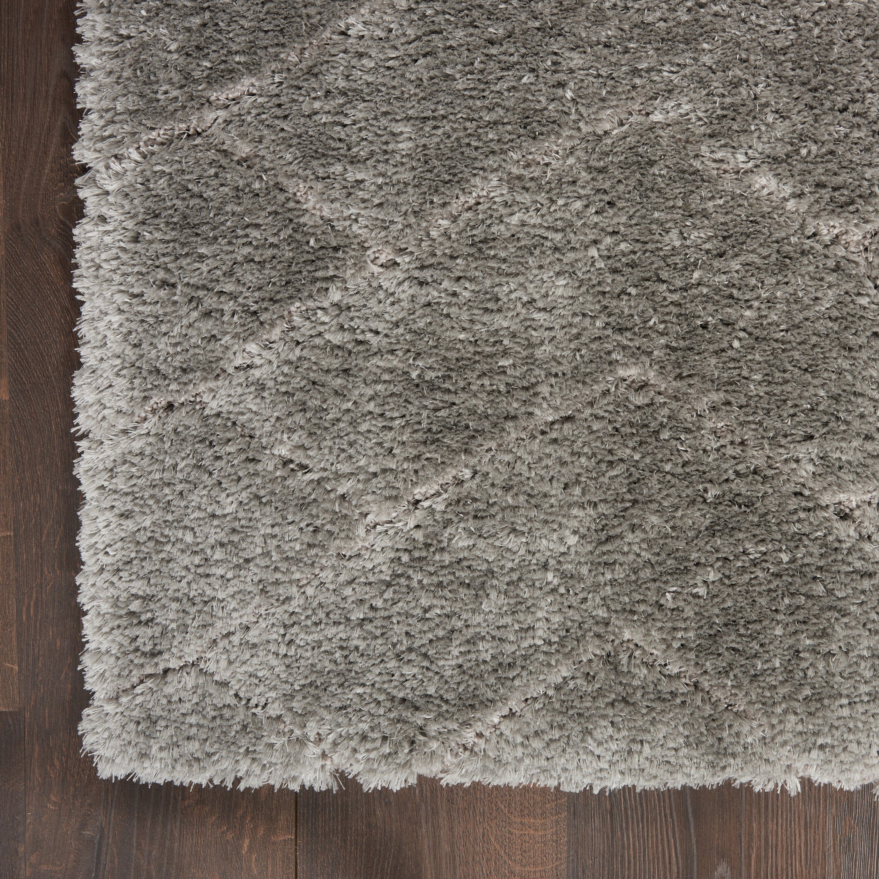 Nourison Dreamy Shag 4' x 6' Grey Shag Indoor Rug Rug Nourison