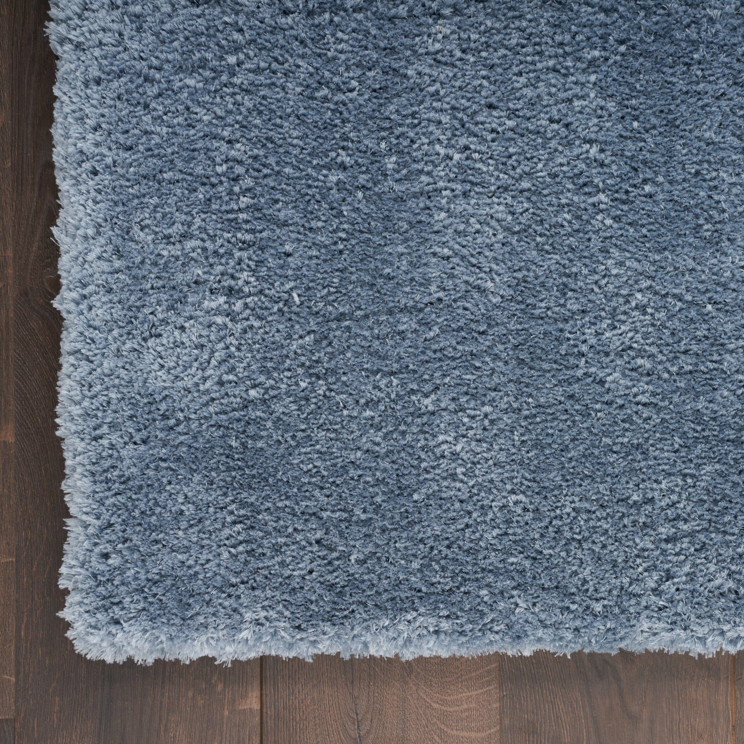 Nourison Dreamy Shag 4' x 6' Light Blue Shag Indoor Rug Rug Nourison