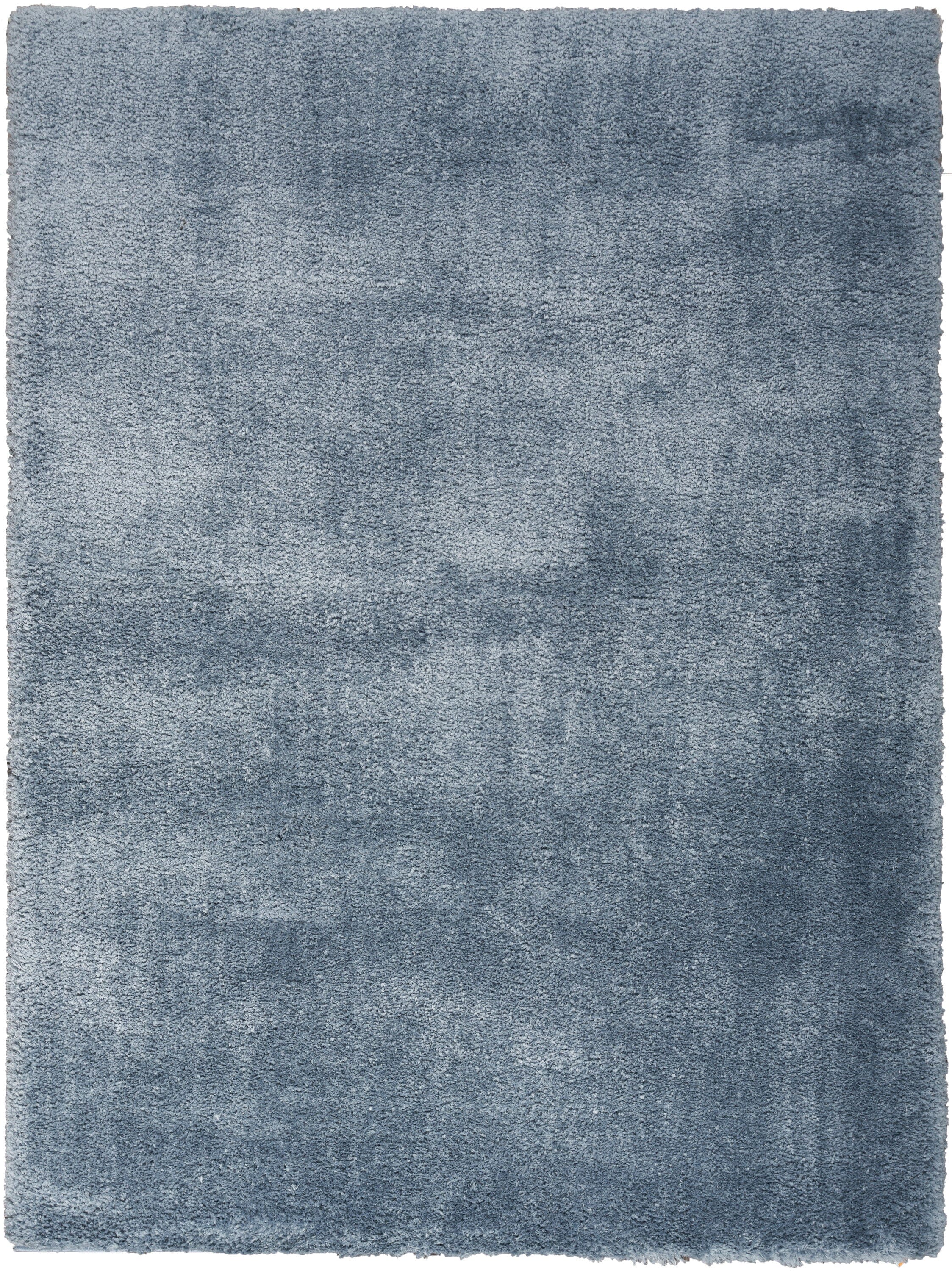 Nourison Dreamy Shag 4' x 6' Light Blue Shag Indoor Rug Rug Nourison