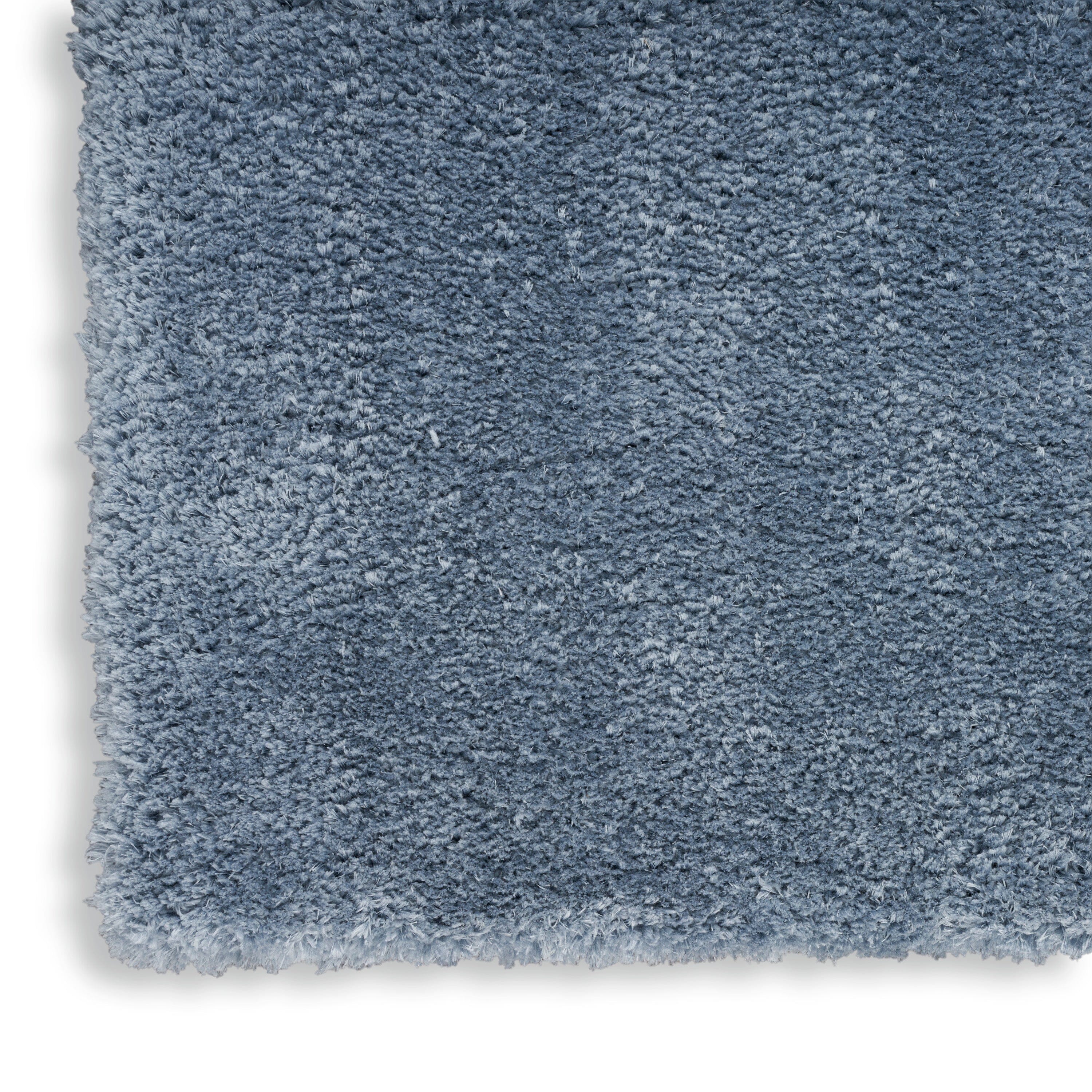 Nourison Dreamy Shag 4' x 6' Light Blue Shag Indoor Rug Rug Nourison