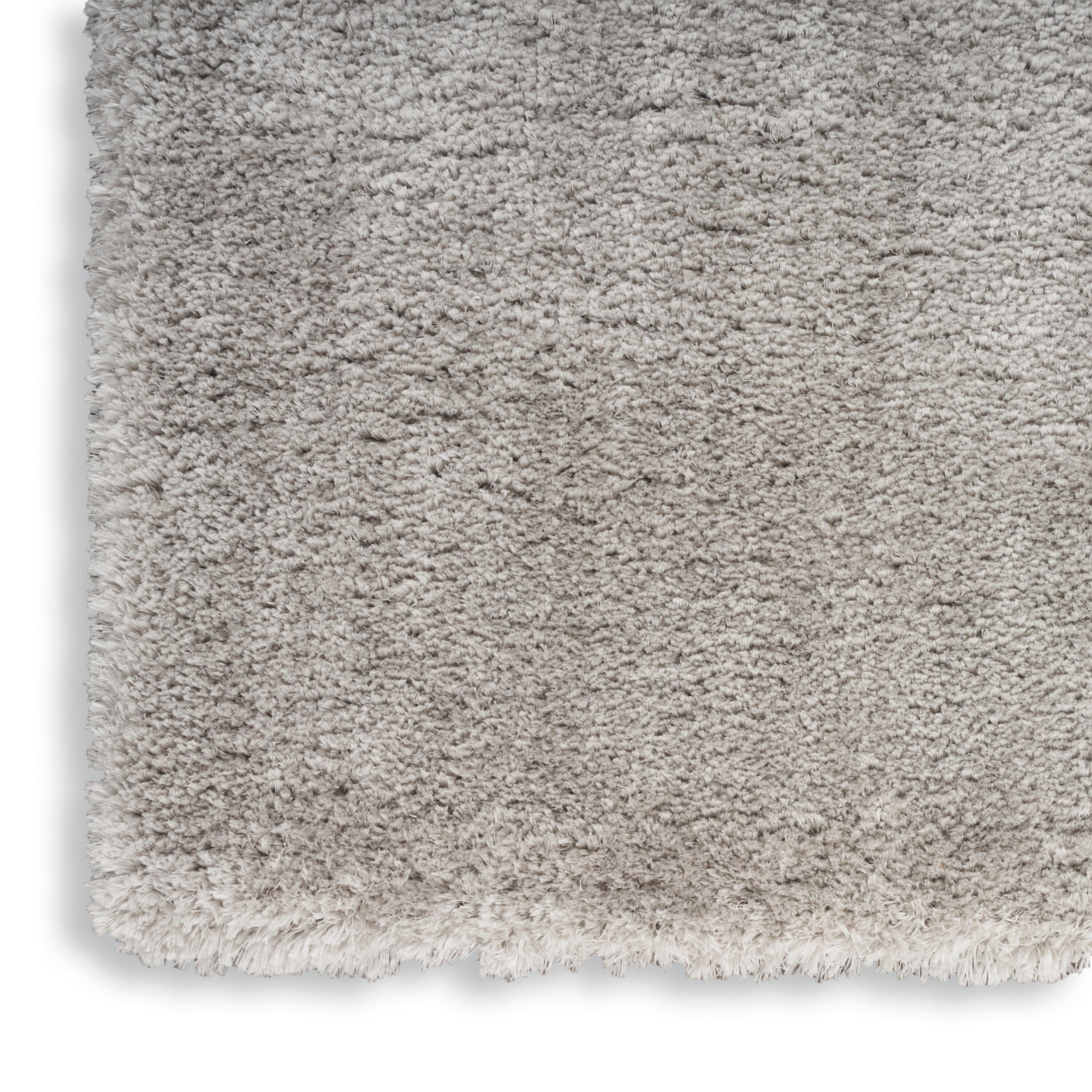 Nourison Dreamy Shag 6'7" x 9'2" Silver Shag Indoor Rug Rug Nourison