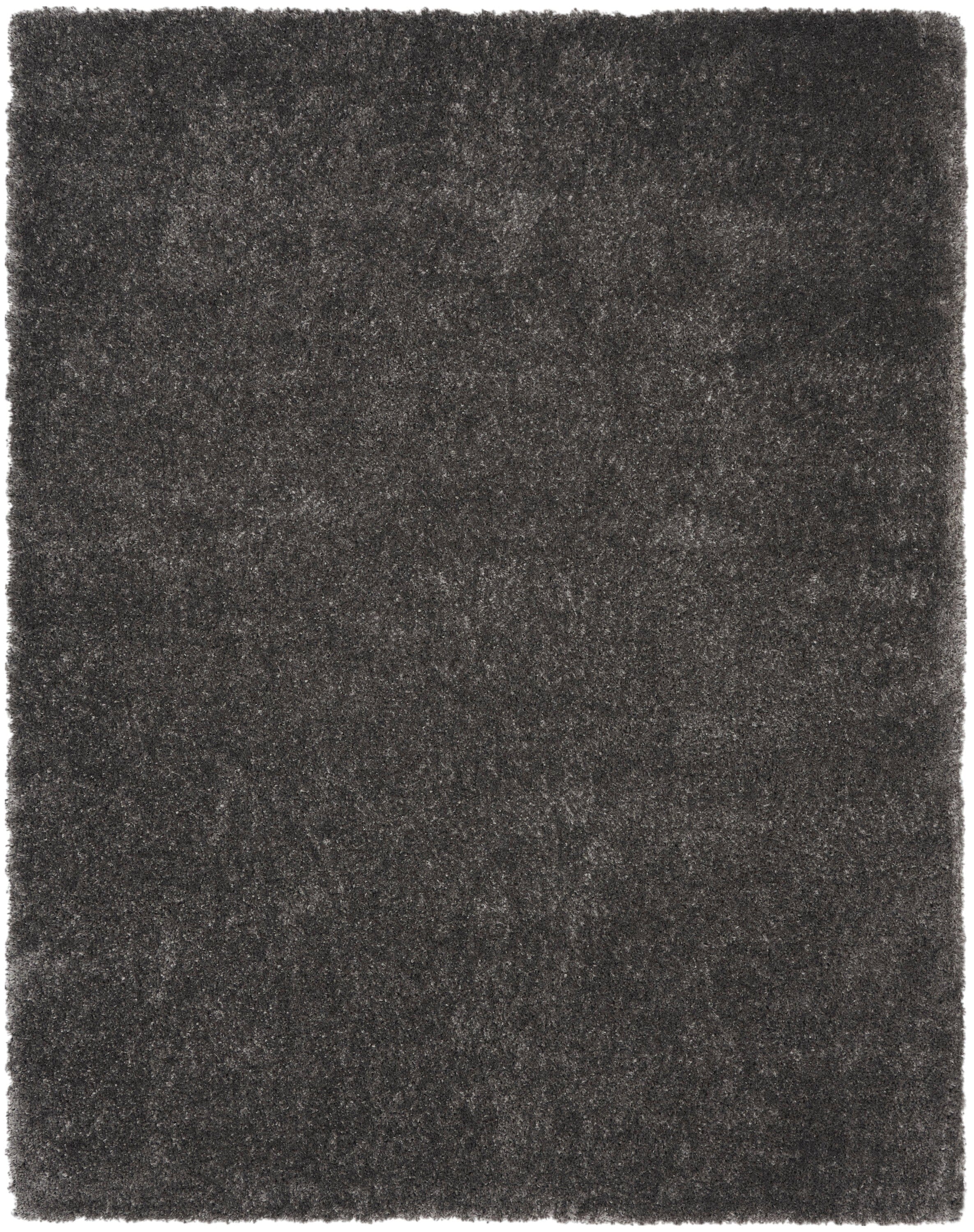 Nourison Dreamy Shag 7'10" x 9'10" Grey Shag Indoor Rug Rug Nourison