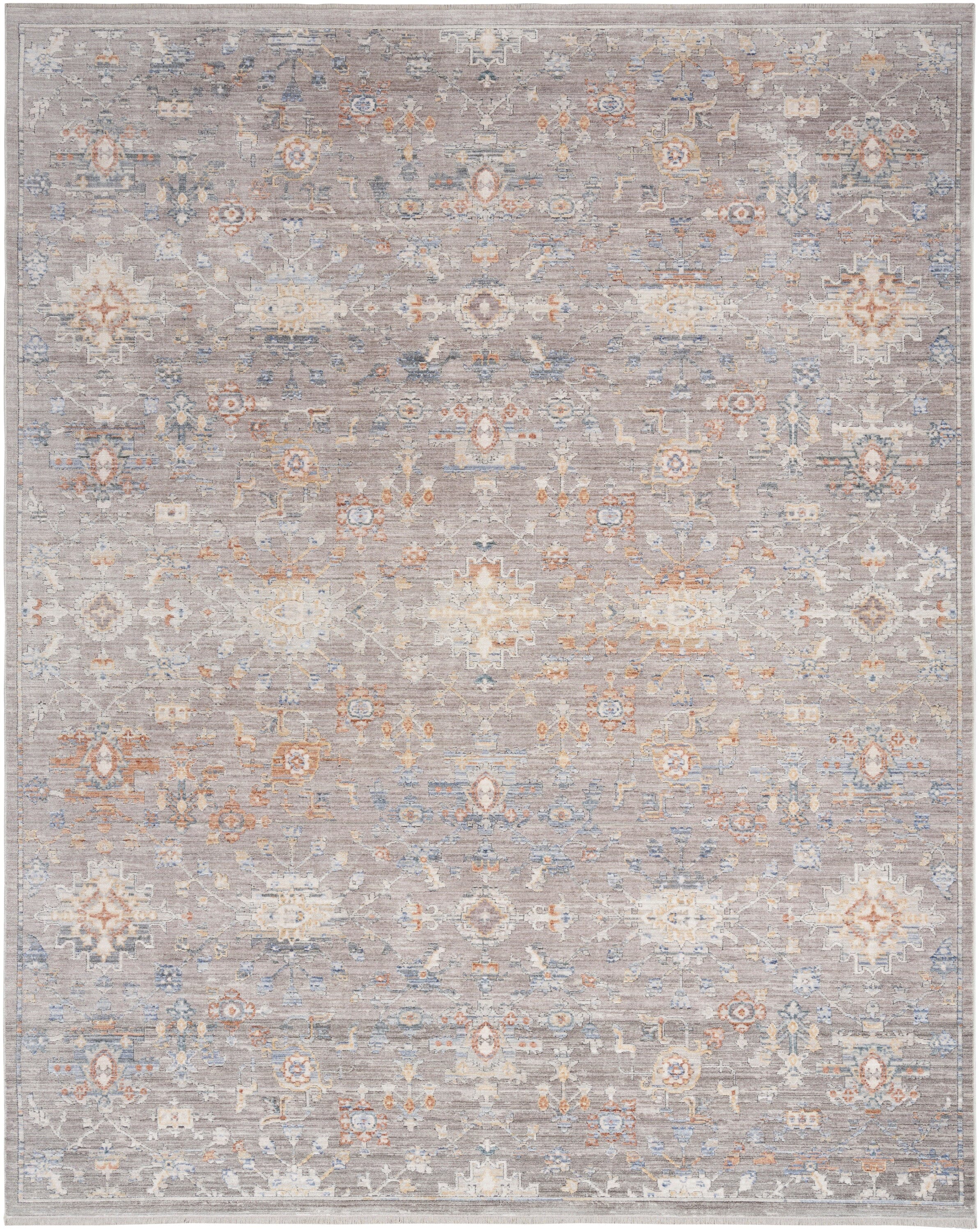 Nourison Elegant Heirlooms 7'10" x 10' Grey Vintage Indoor Rug Rug Nourison