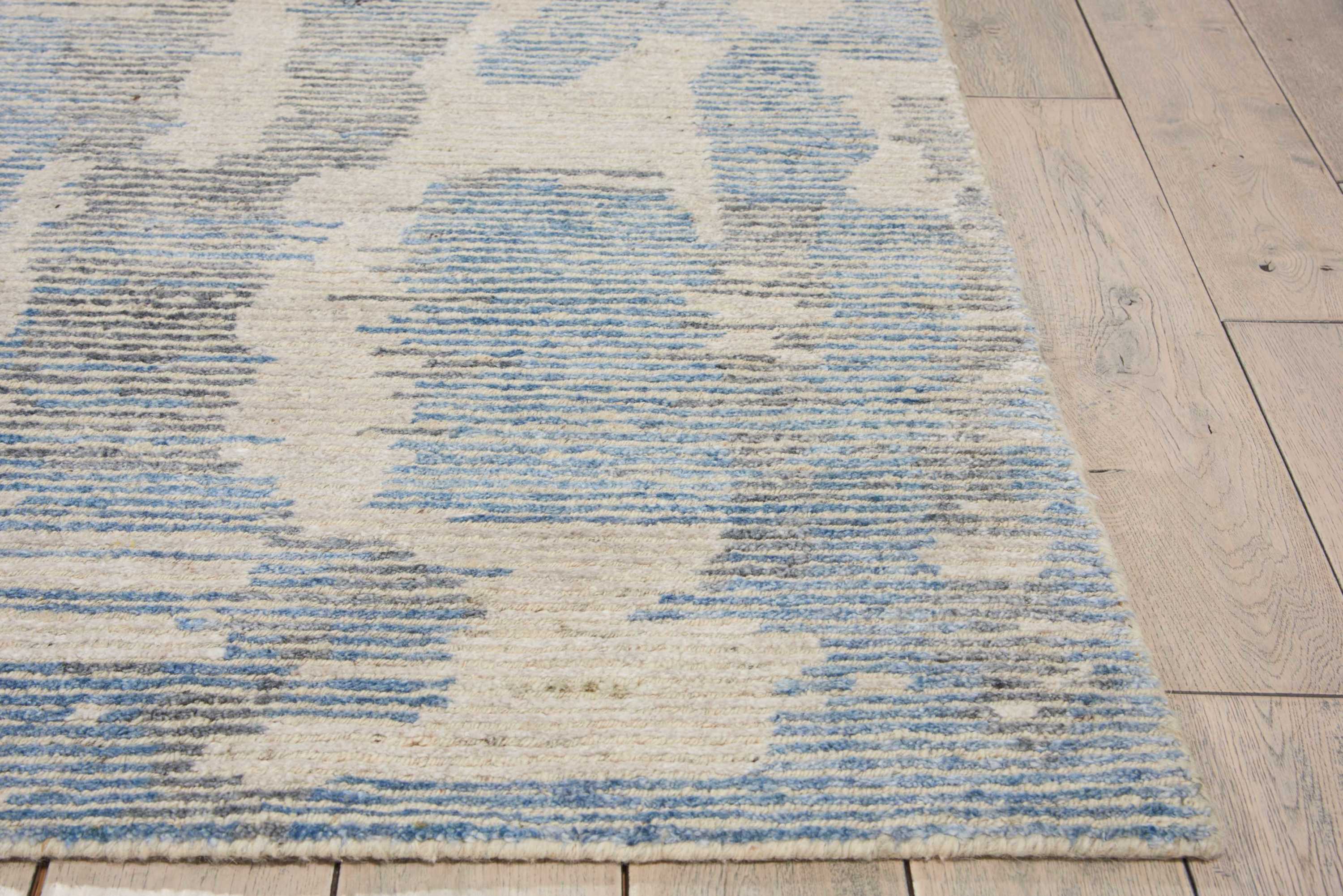 Nourison Ellora 8'6" x 11'6" Blue Modern Indoor Rug Rug Nourison