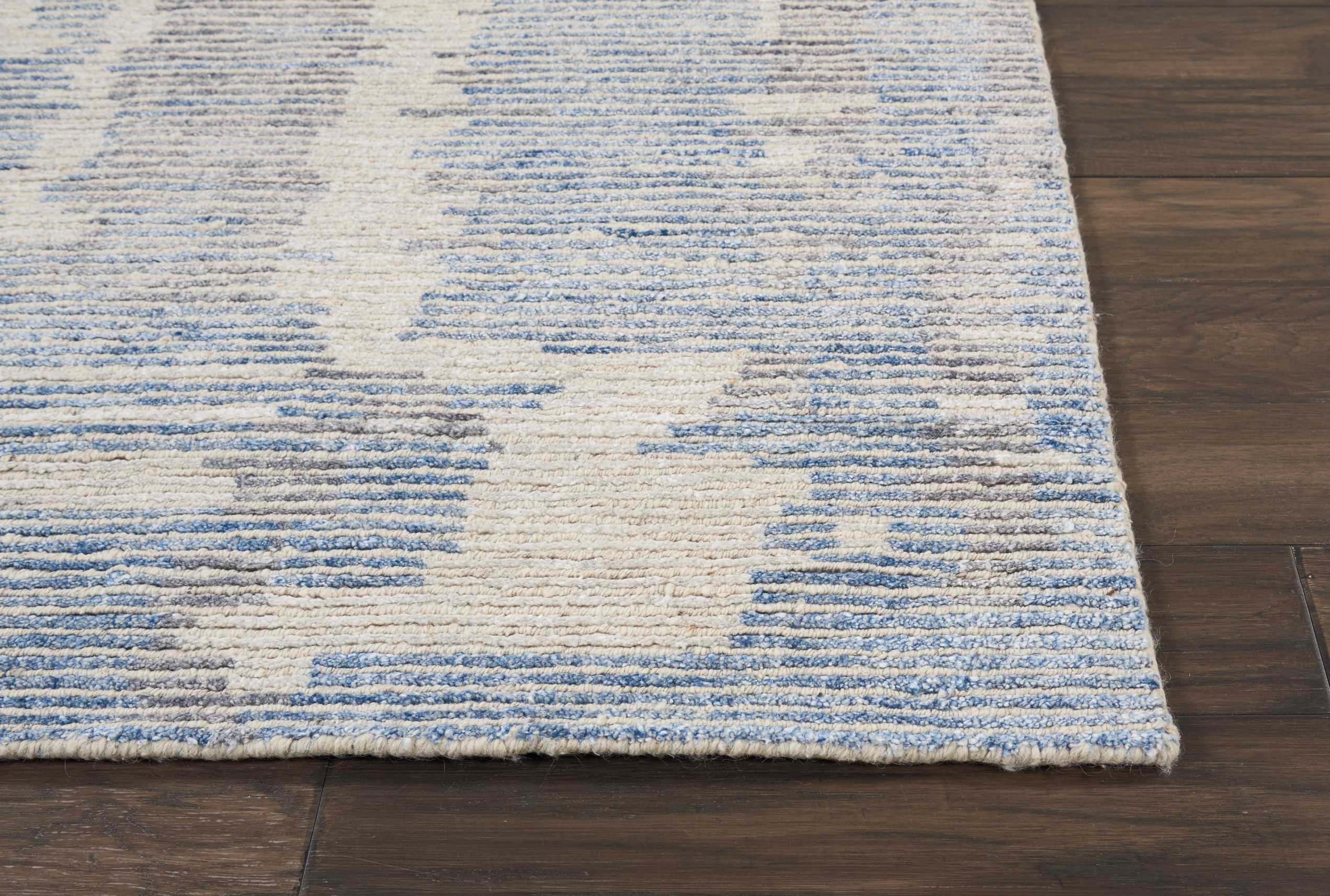 Nourison Ellora 9'9" x 13'9" Blue Modern Indoor Rug Rug Nourison