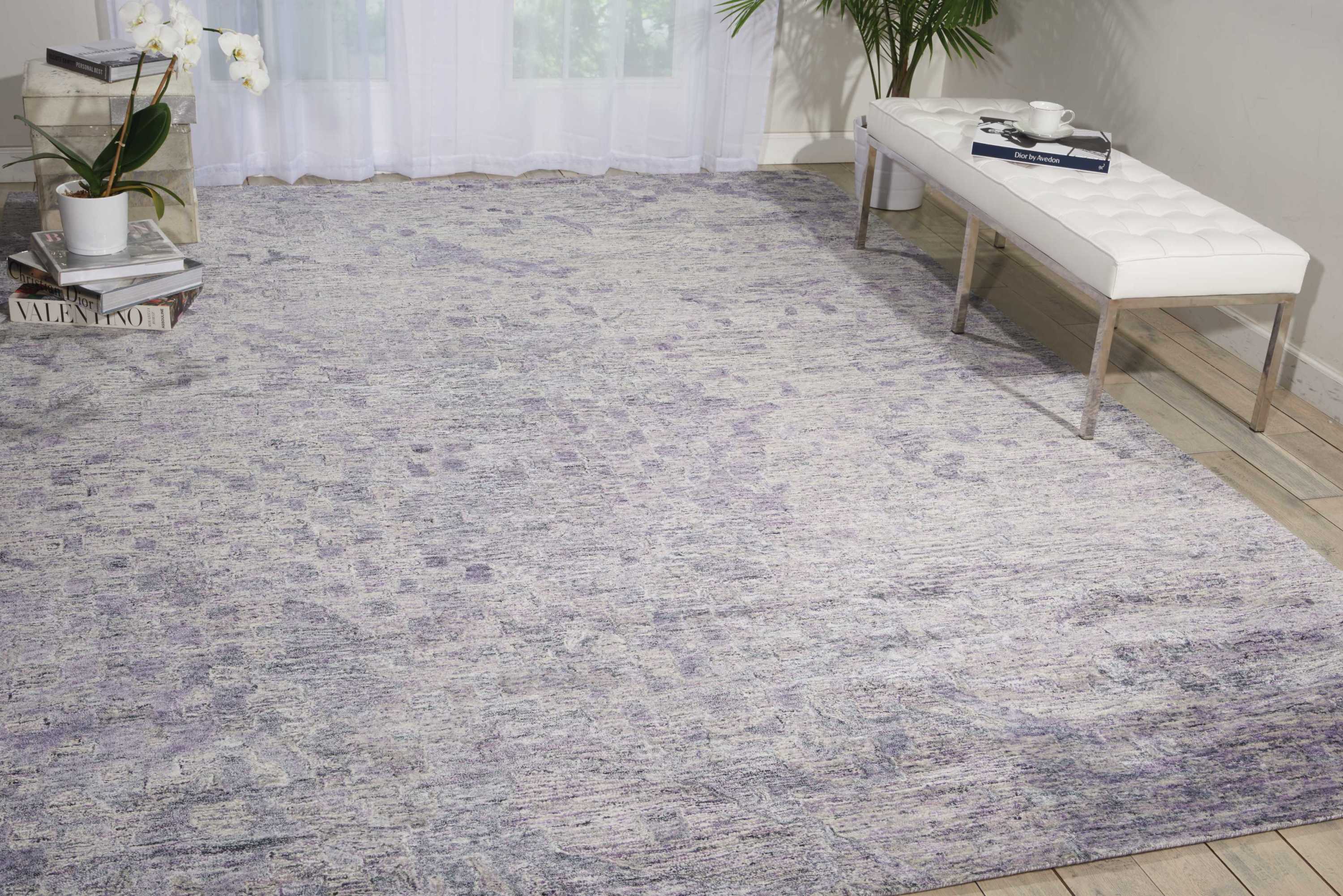 Nourison Gemstone 9'9" x 13'9" Sapphire Modern Indoor Rug Rug Nourison