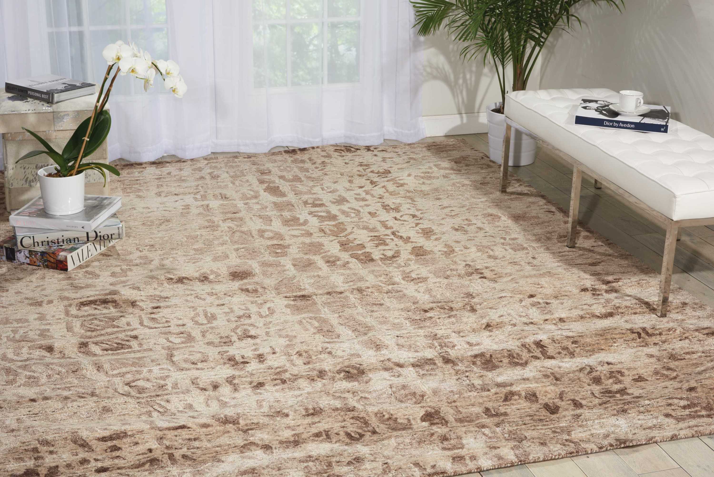 Nourison Gemstone 9'9" x 13'9" Smoky Quartz Modern Indoor Rug Rug Nourison