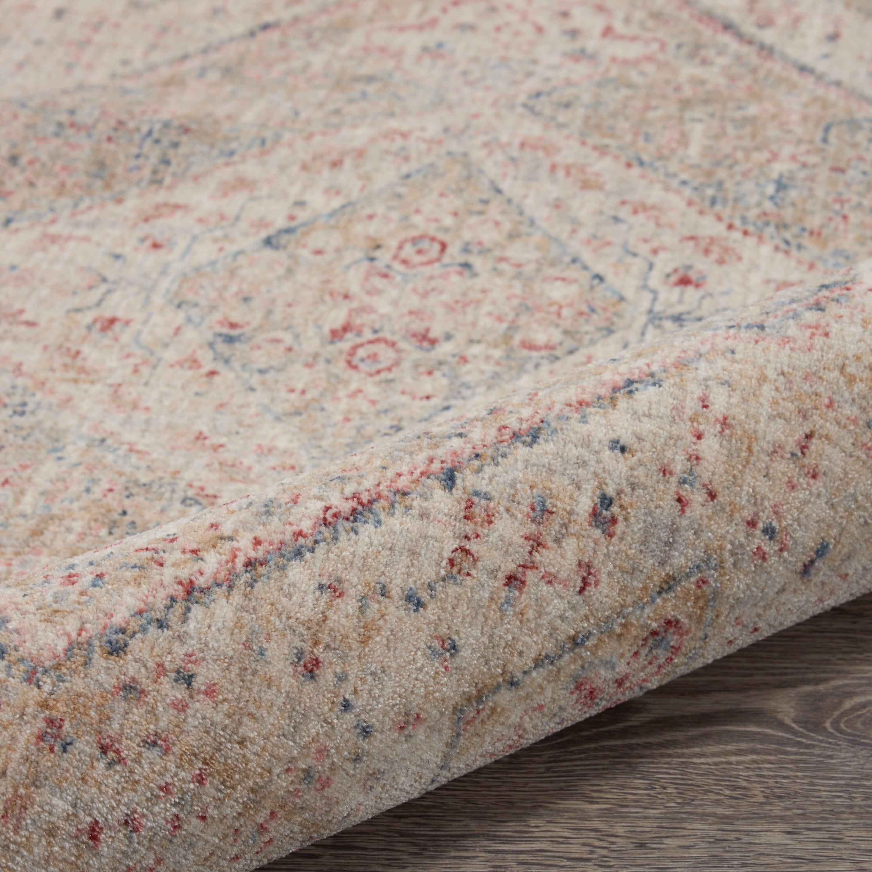 Nourison Homestead 2'7" x 12' Beige/Grey Vintage Indoor Rug Rug Nourison