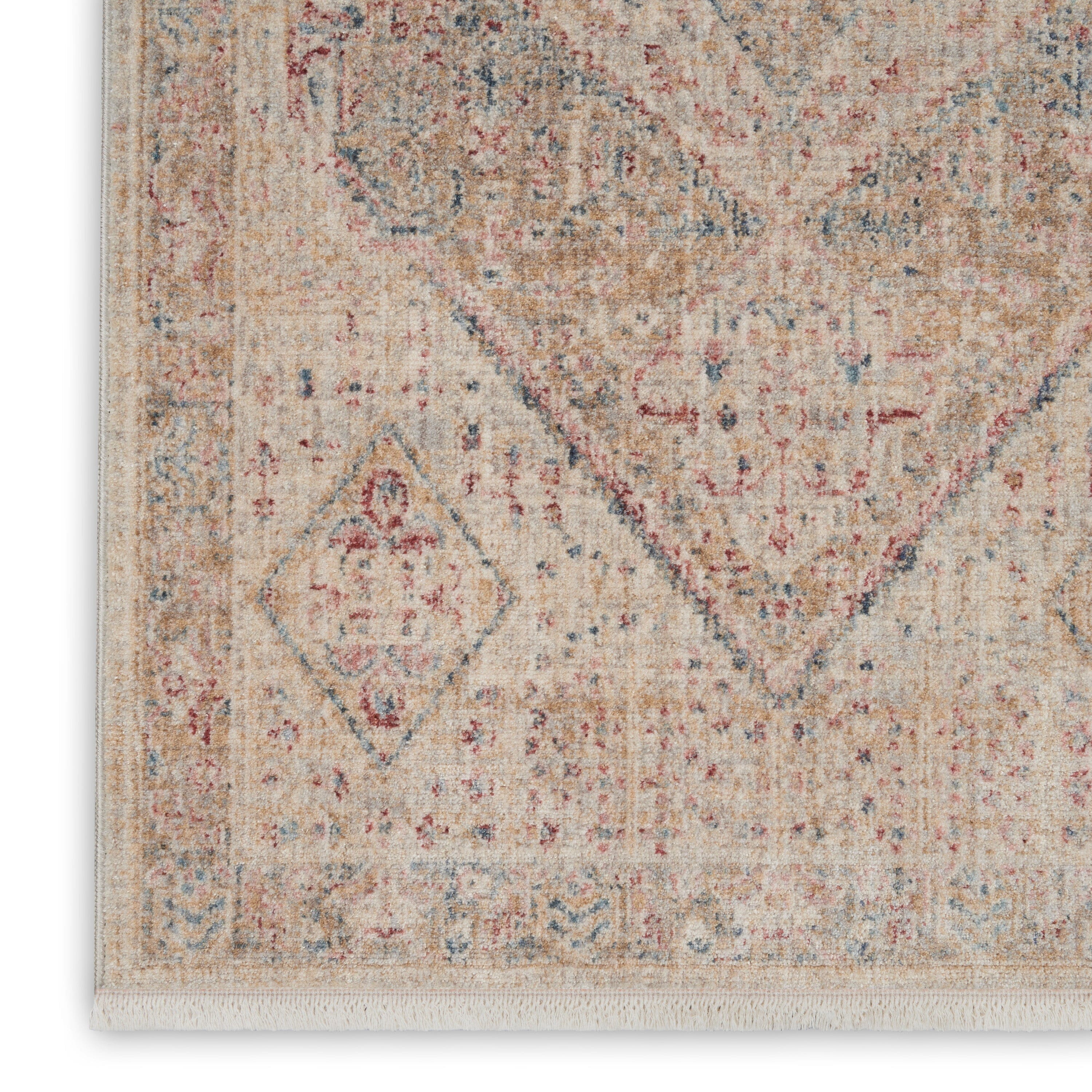 Nourison Homestead 2'7" x 12' Beige/Grey Vintage Indoor Rug Rug Nourison