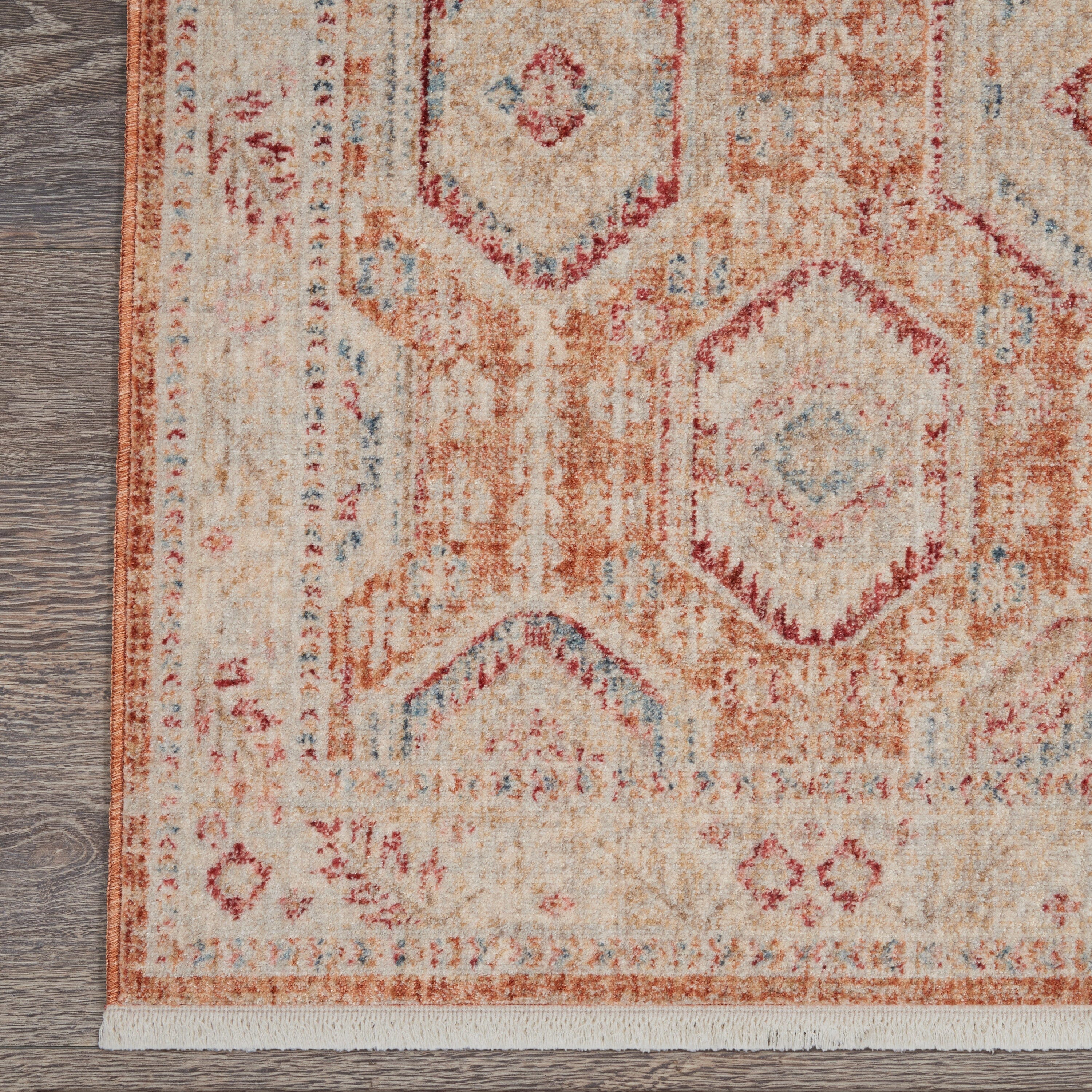 Nourison Homestead 5'3" x 7'8" Brick Vintage Indoor Rug Rug Nourison