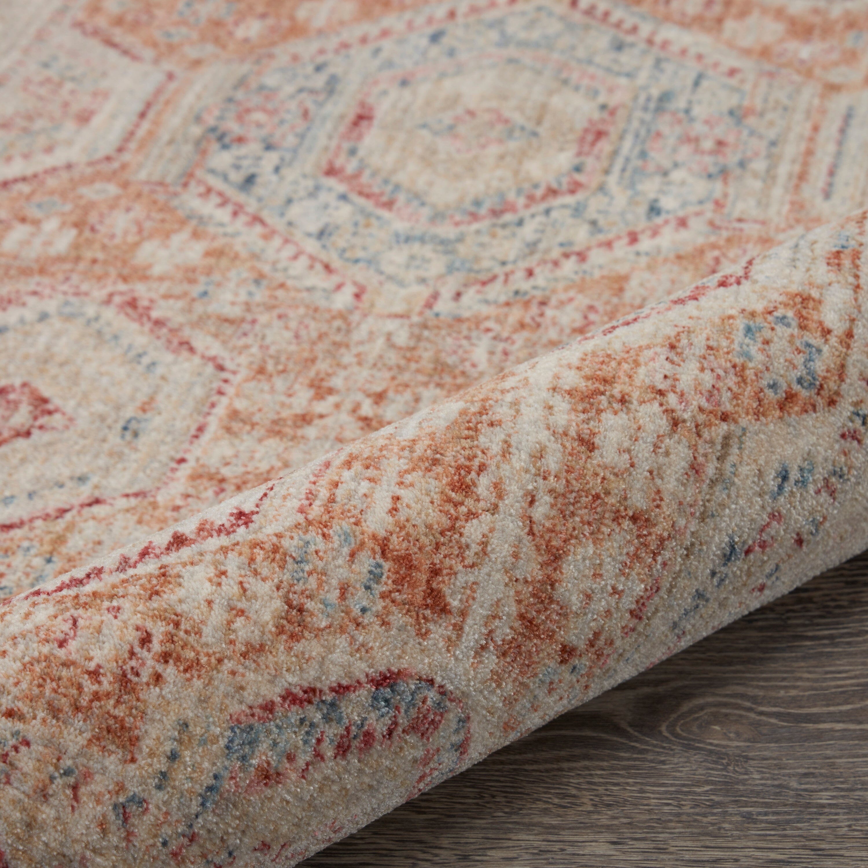Nourison Homestead 5'3" x 7'8" Brick Vintage Indoor Rug Rug Nourison