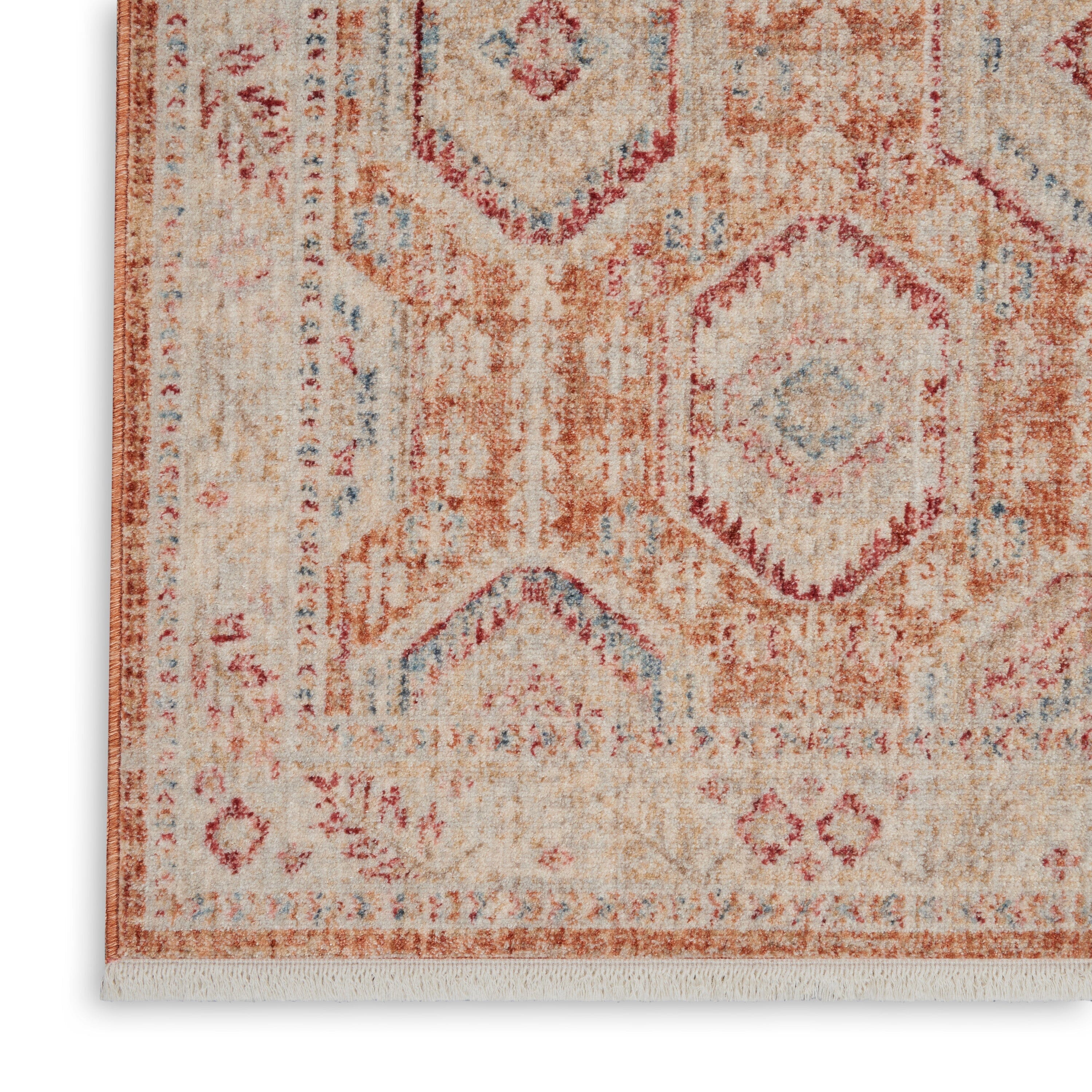 Nourison Homestead 5'3" x 7'8" Brick Vintage Indoor Rug Rug Nourison