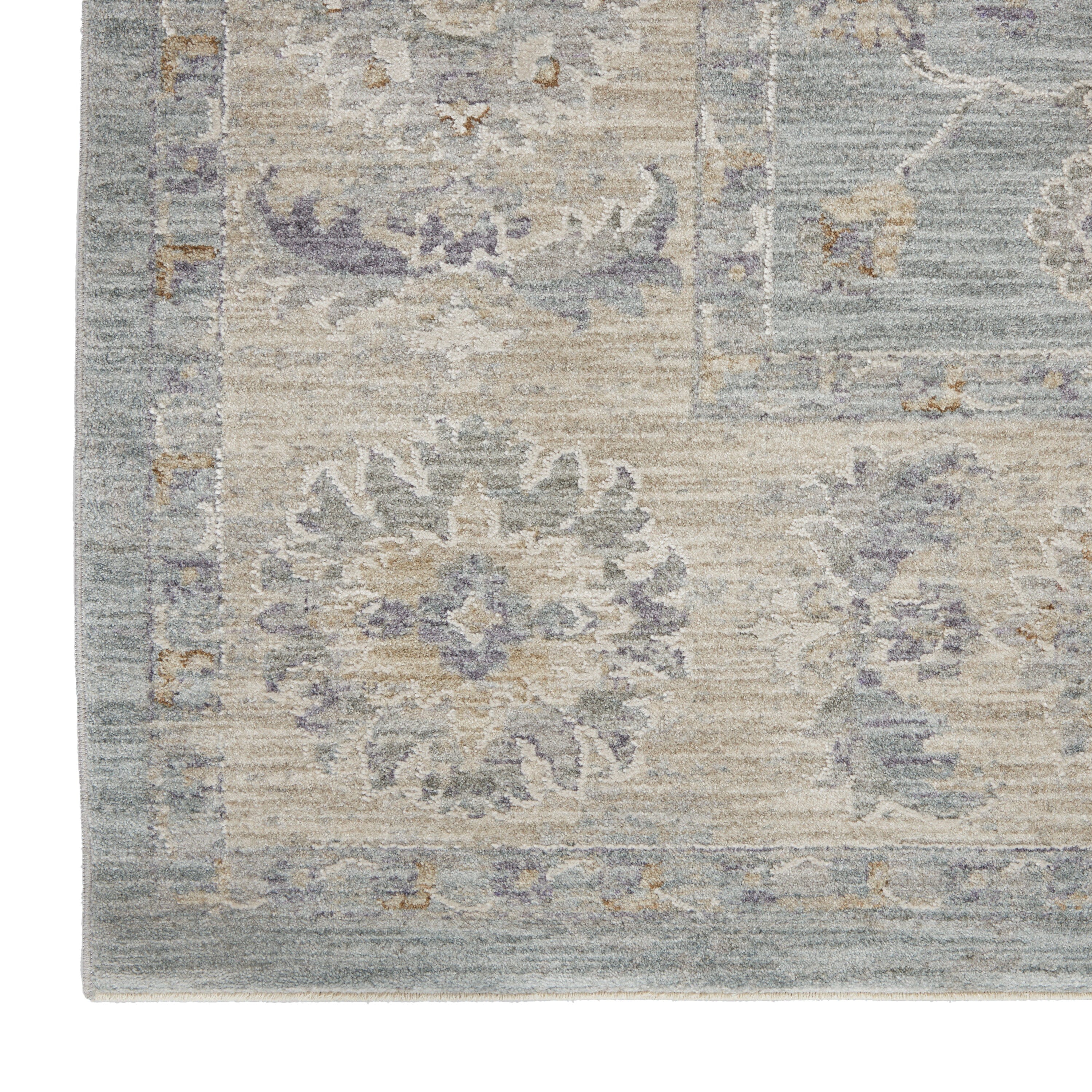 Nourison Infinite 3'11" x 5'11" Blue Vintage Indoor Rug Rug Nourison