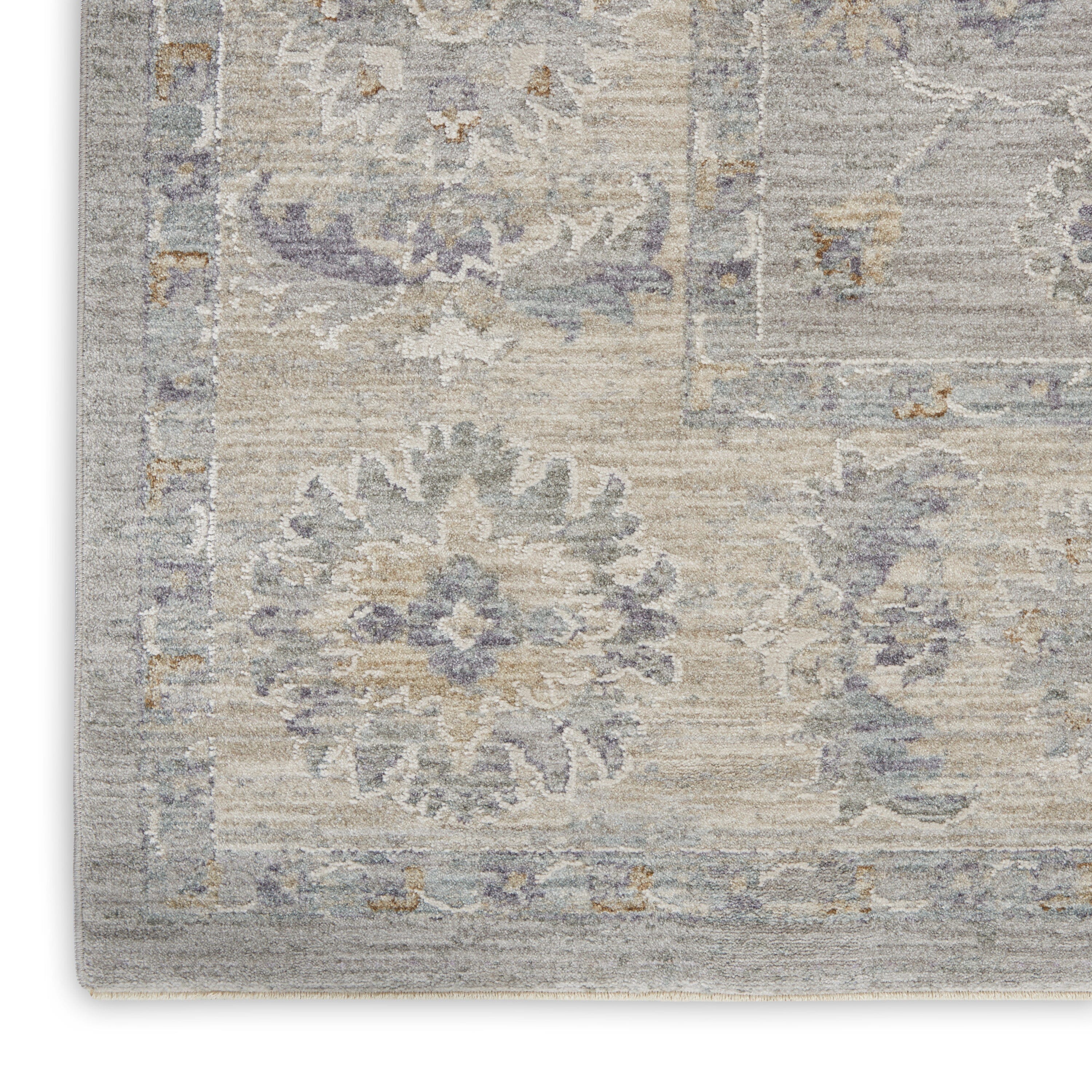 Nourison Infinite 3'11" x 5'11" Grey Vintage Indoor Rug Rug Nourison