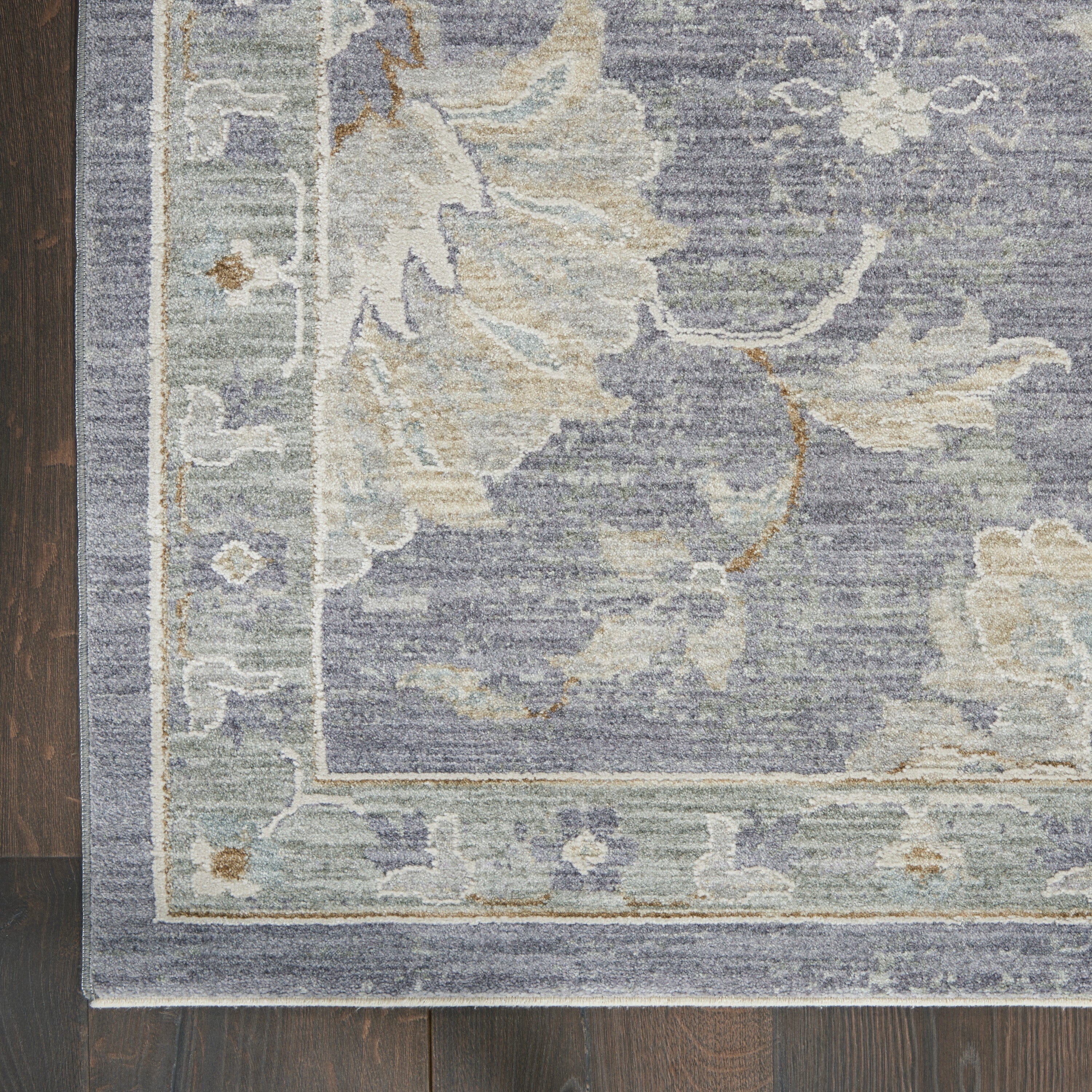 Nourison Infinite 5'3" x 7'8" Charcoal Vintage Indoor Rug Rug Nourison